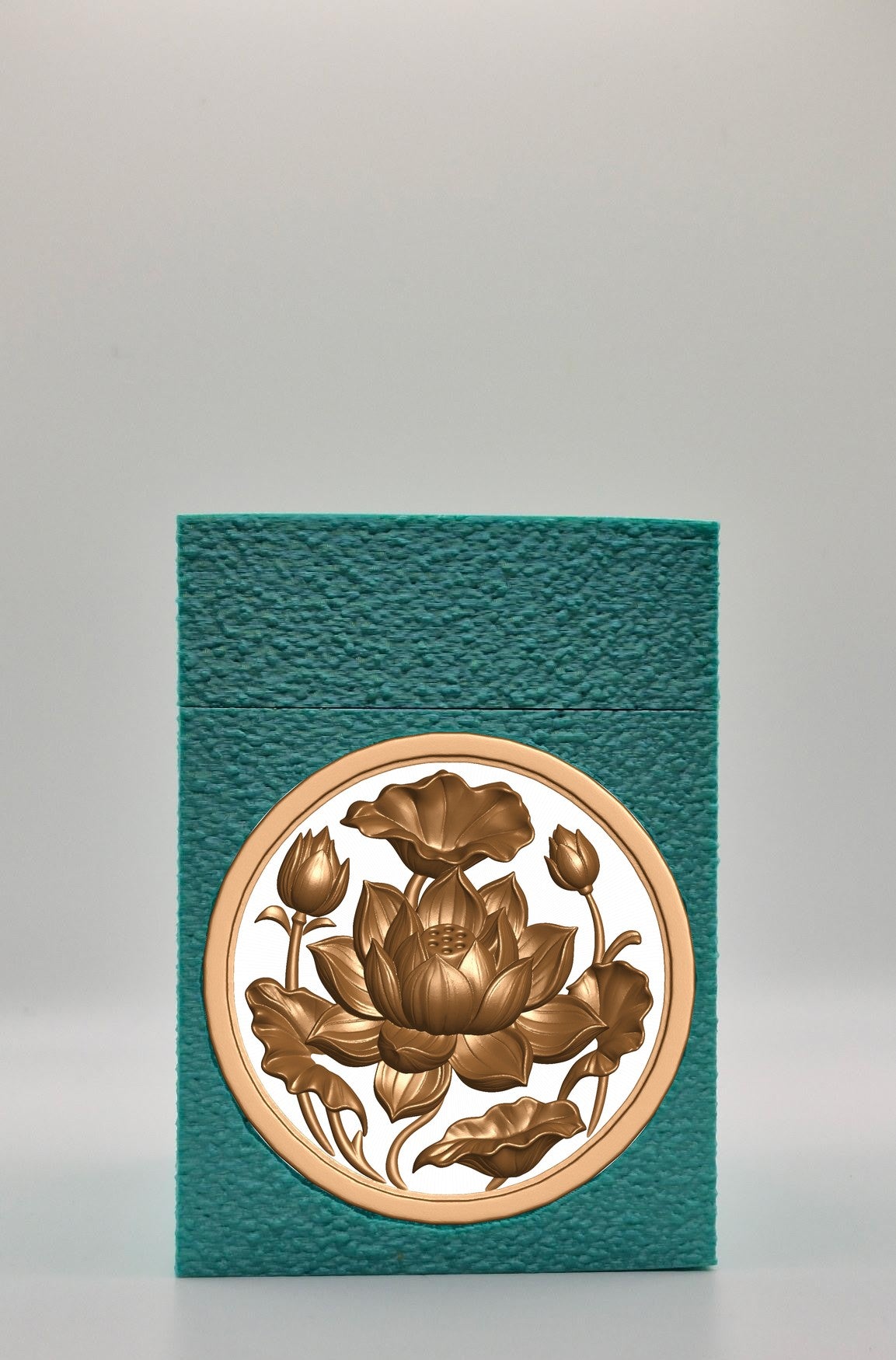 Lotus Card Box — Green
