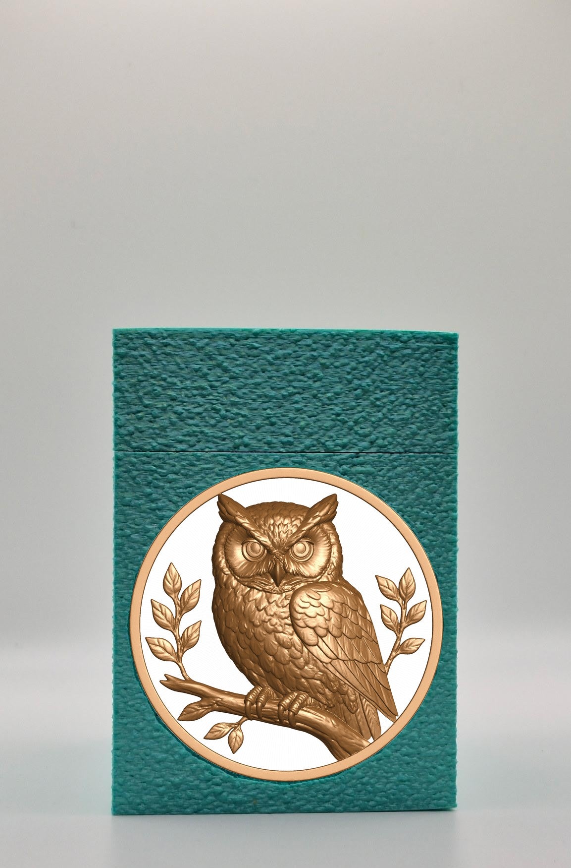 Owl Card Box — Green