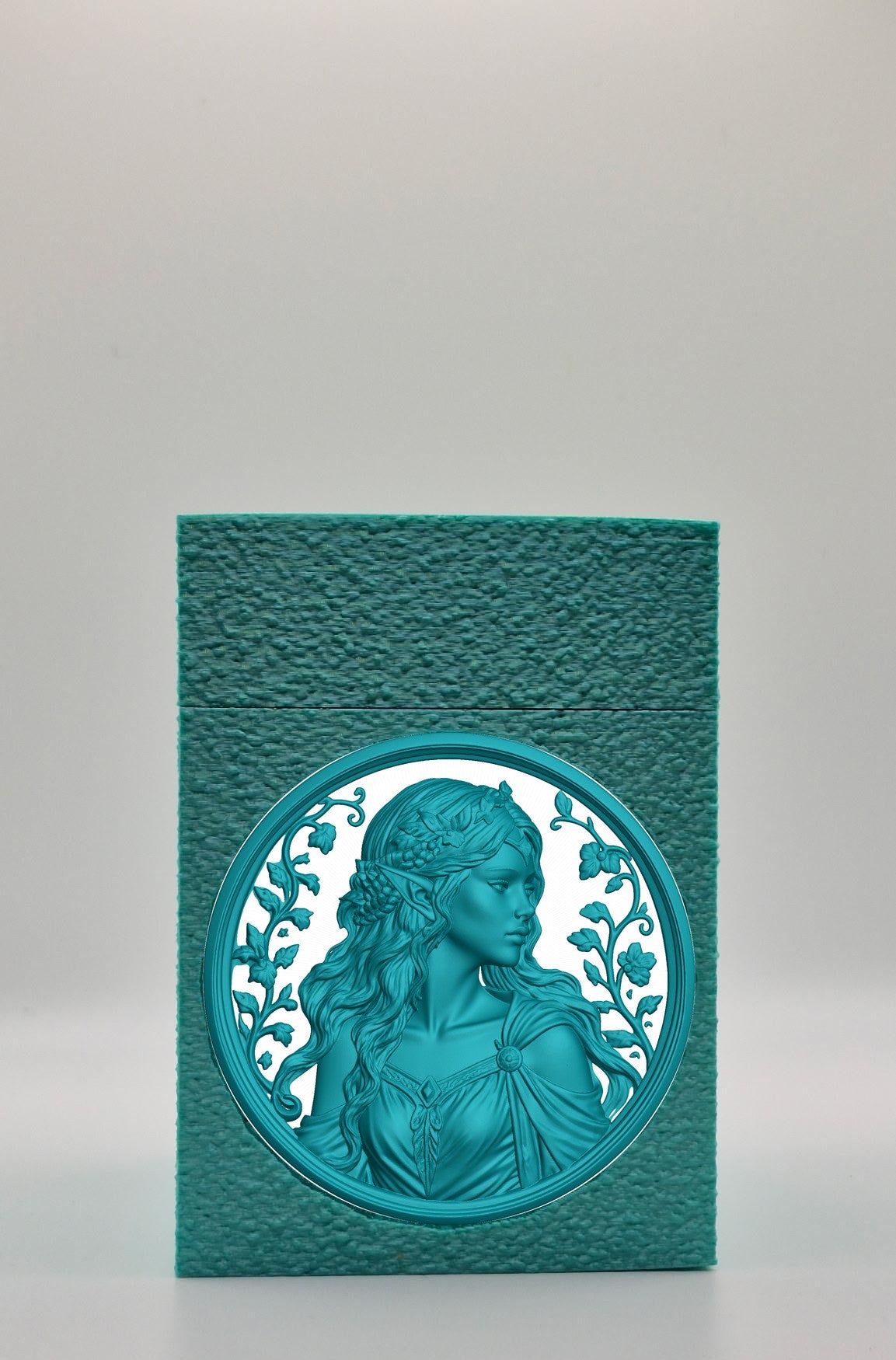 Elf Maiden Card Box — Green