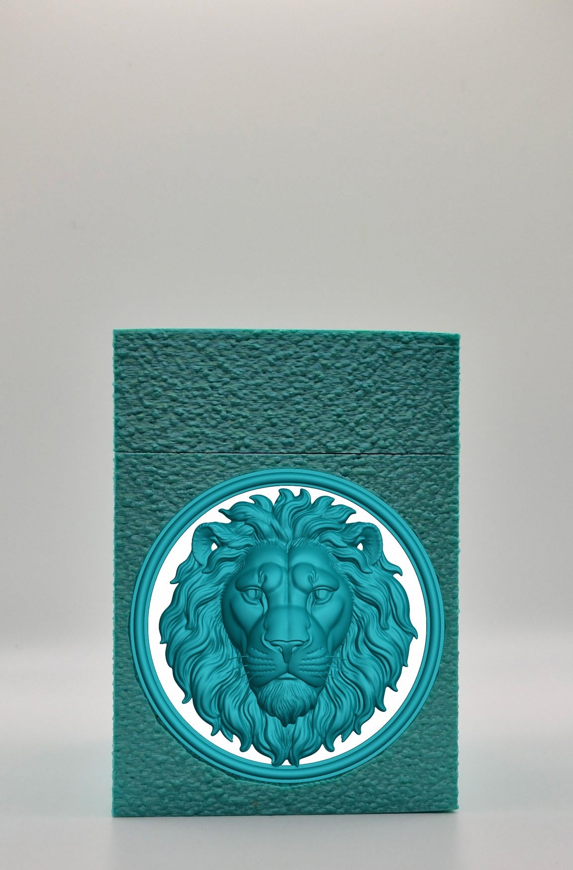 Lion Card Box — Green