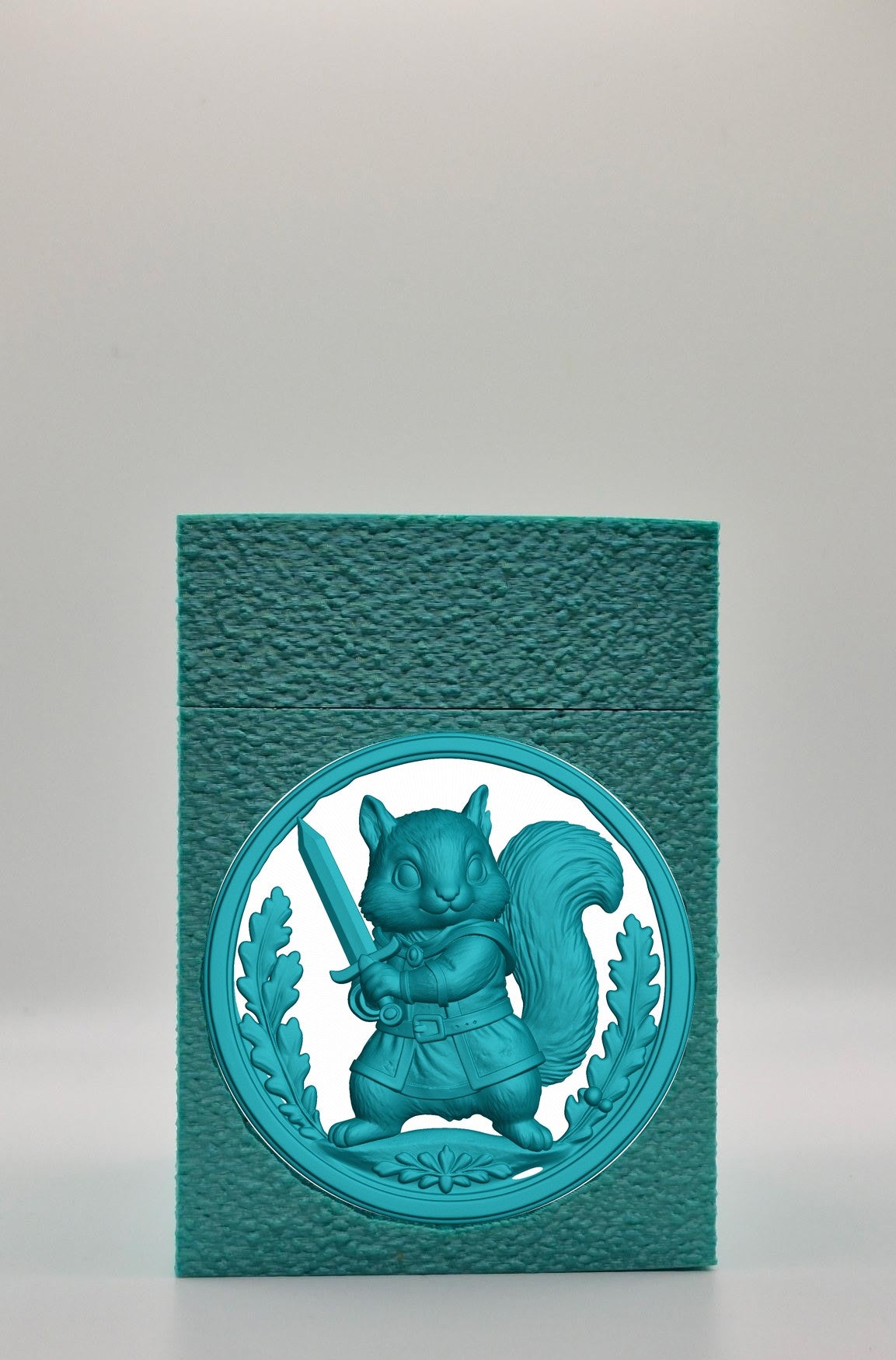 Squirrel Card Box — Green