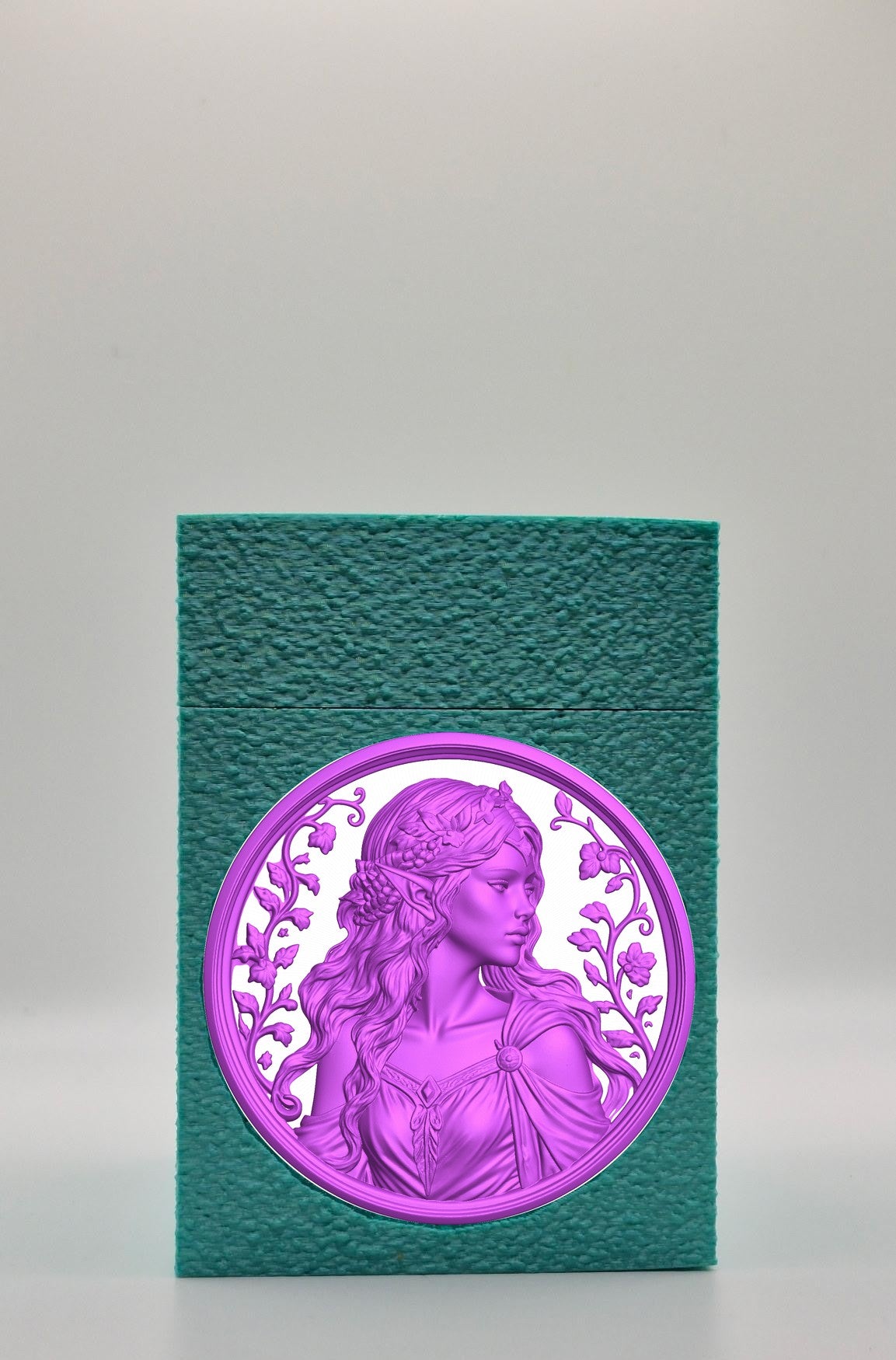 Elf Maiden Card Box — Green