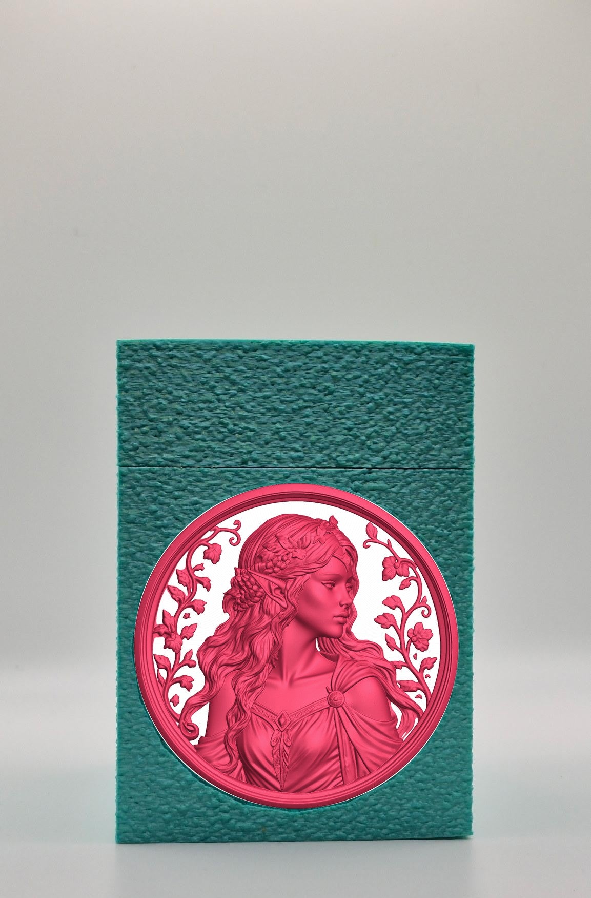 Elf Maiden Card Box — Green