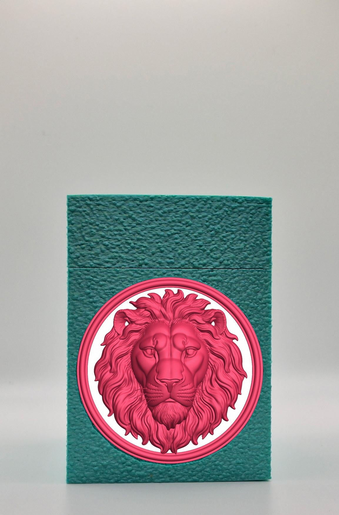 Lion Card Box — Green