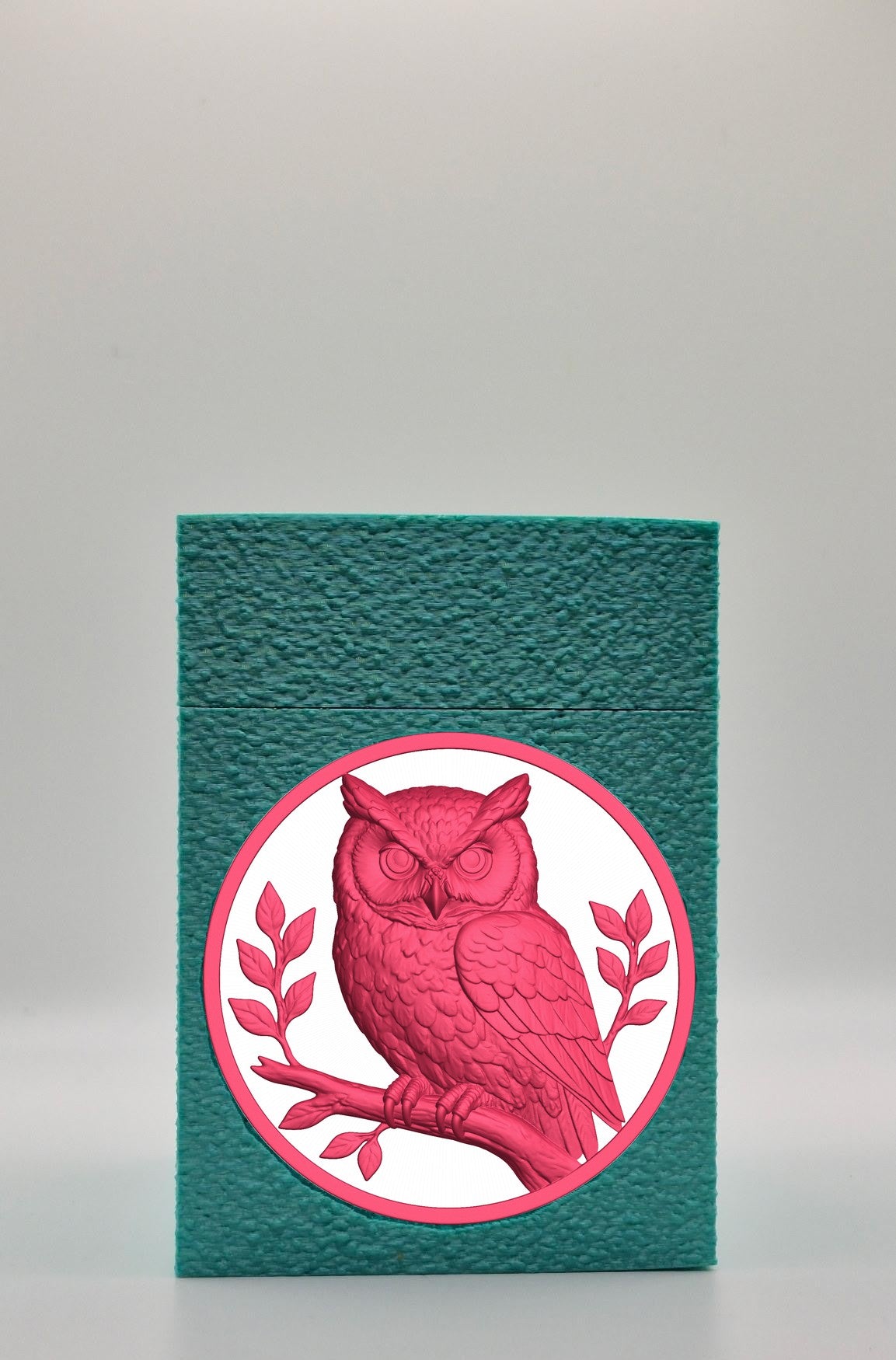 Owl Card Box — Green