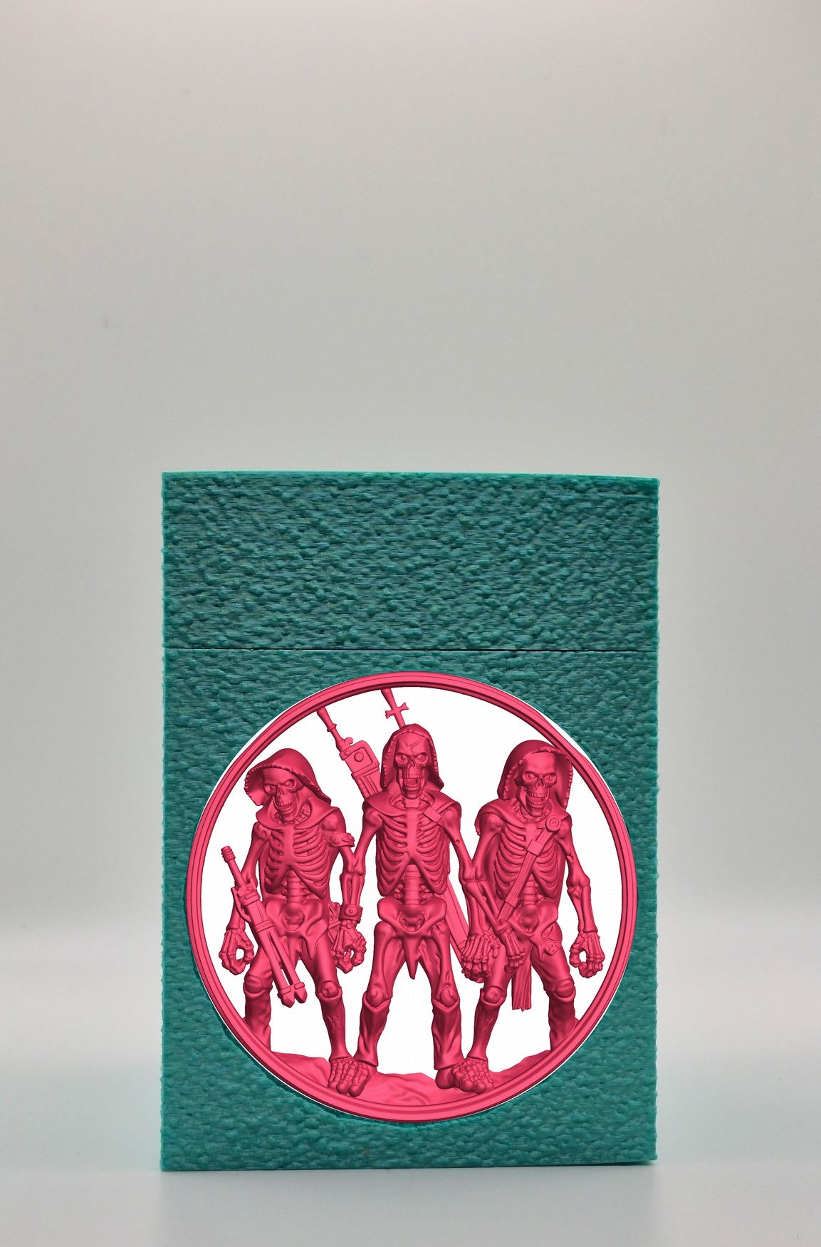Skeleton Army Card Box — Green