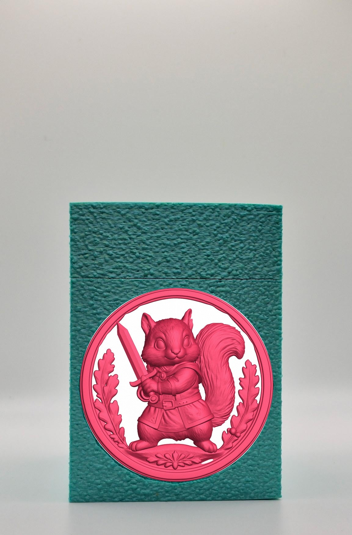 Squirrel Card Box — Green