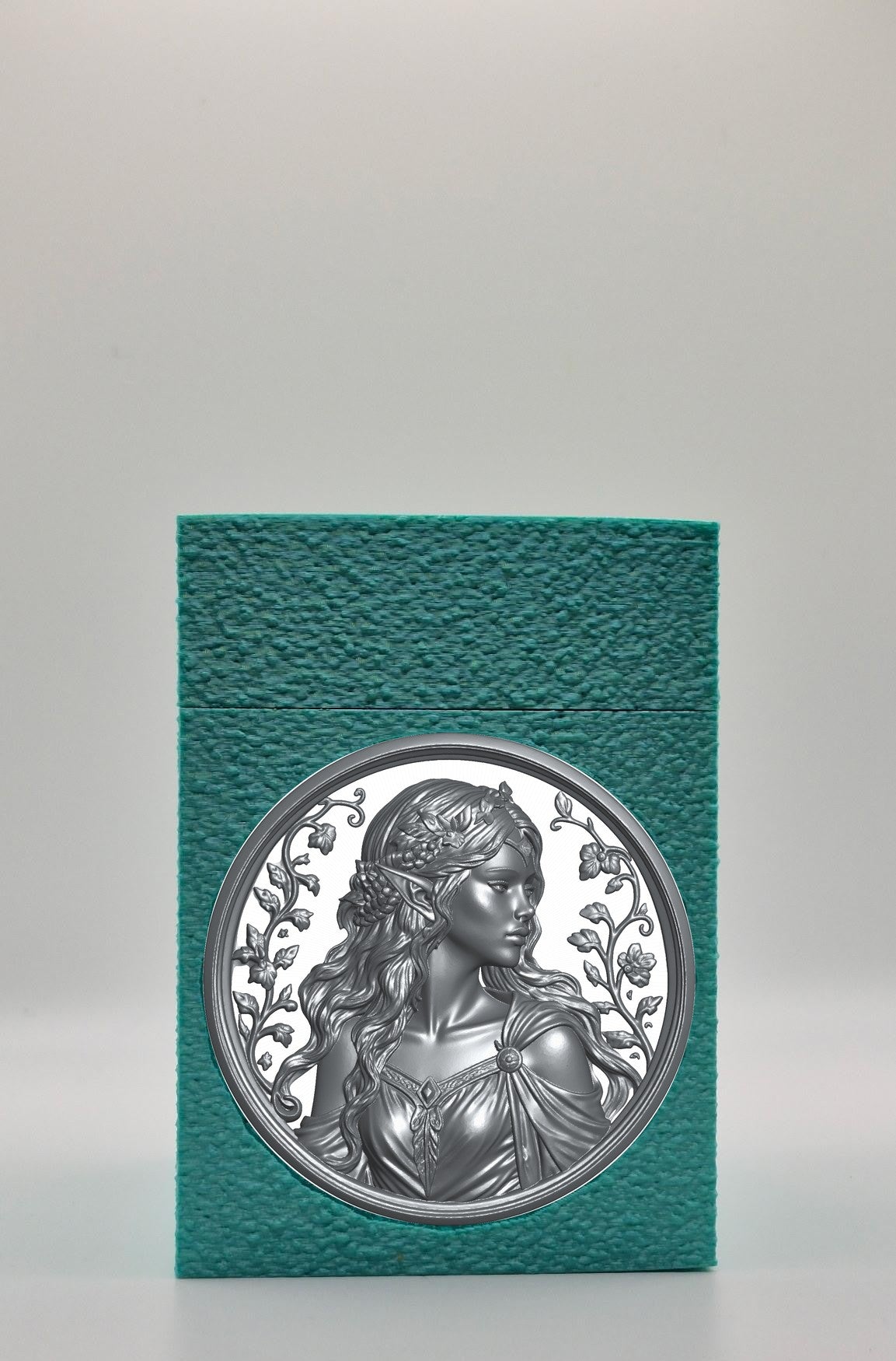 Elf Maiden Card Box — Green