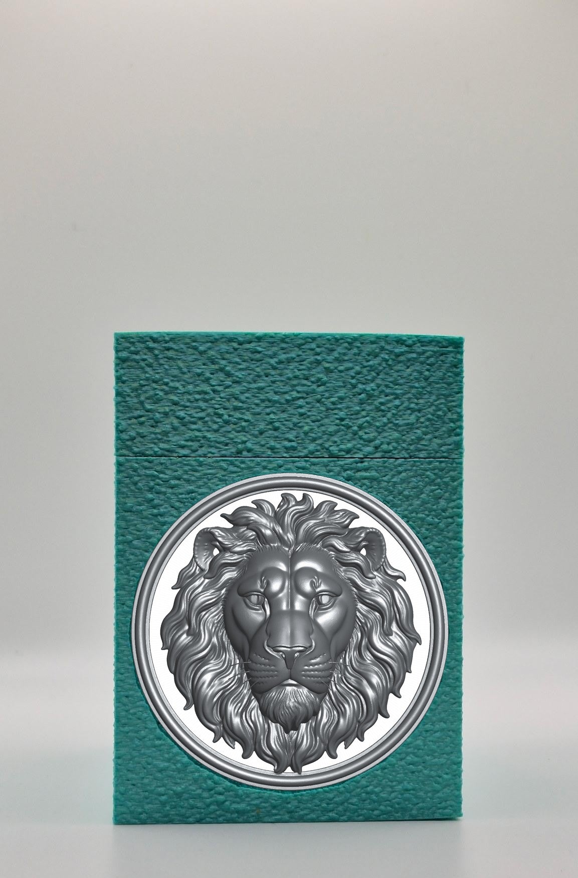 Lion Card Box — Green