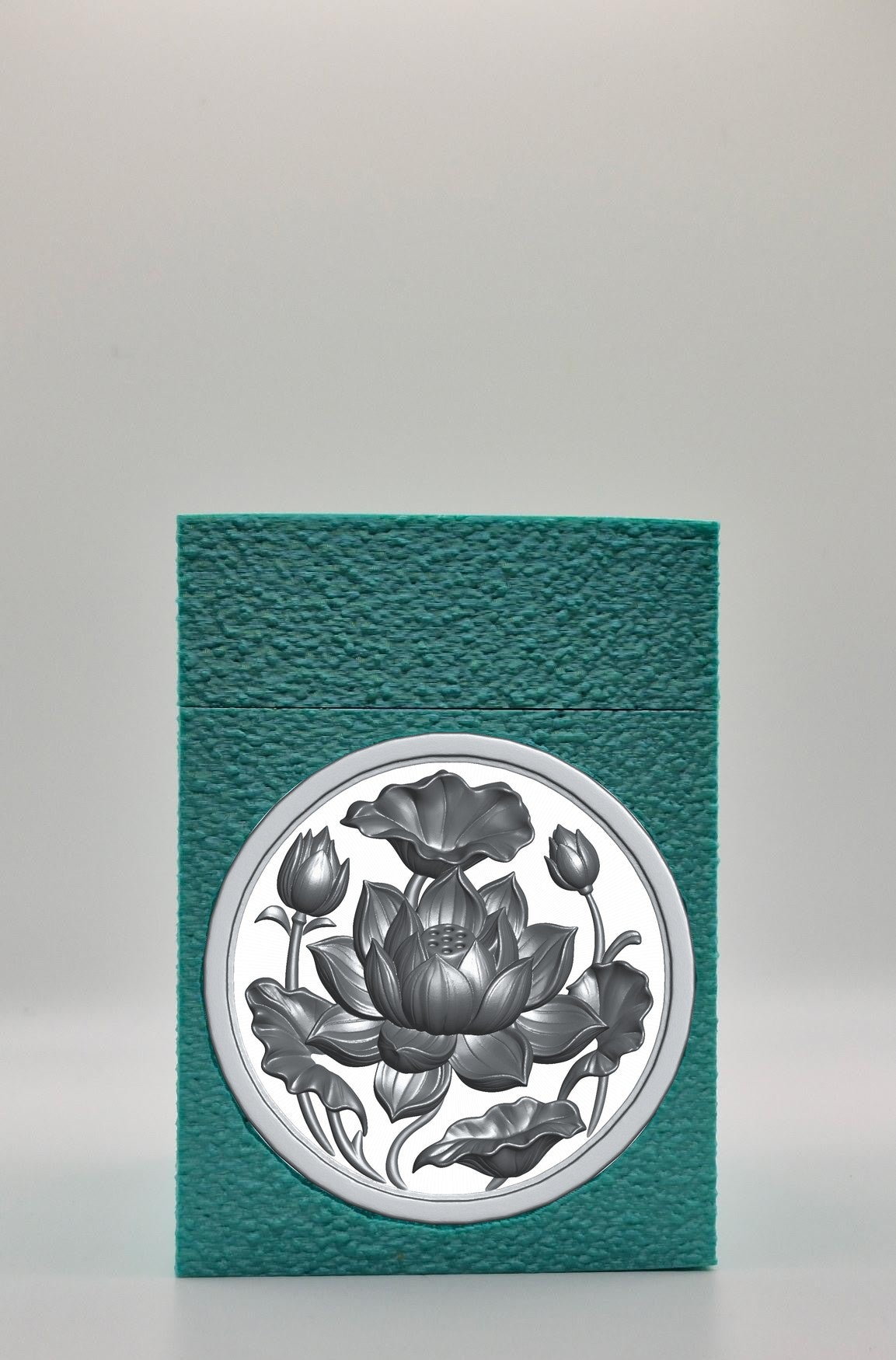 Lotus Card Box — Green