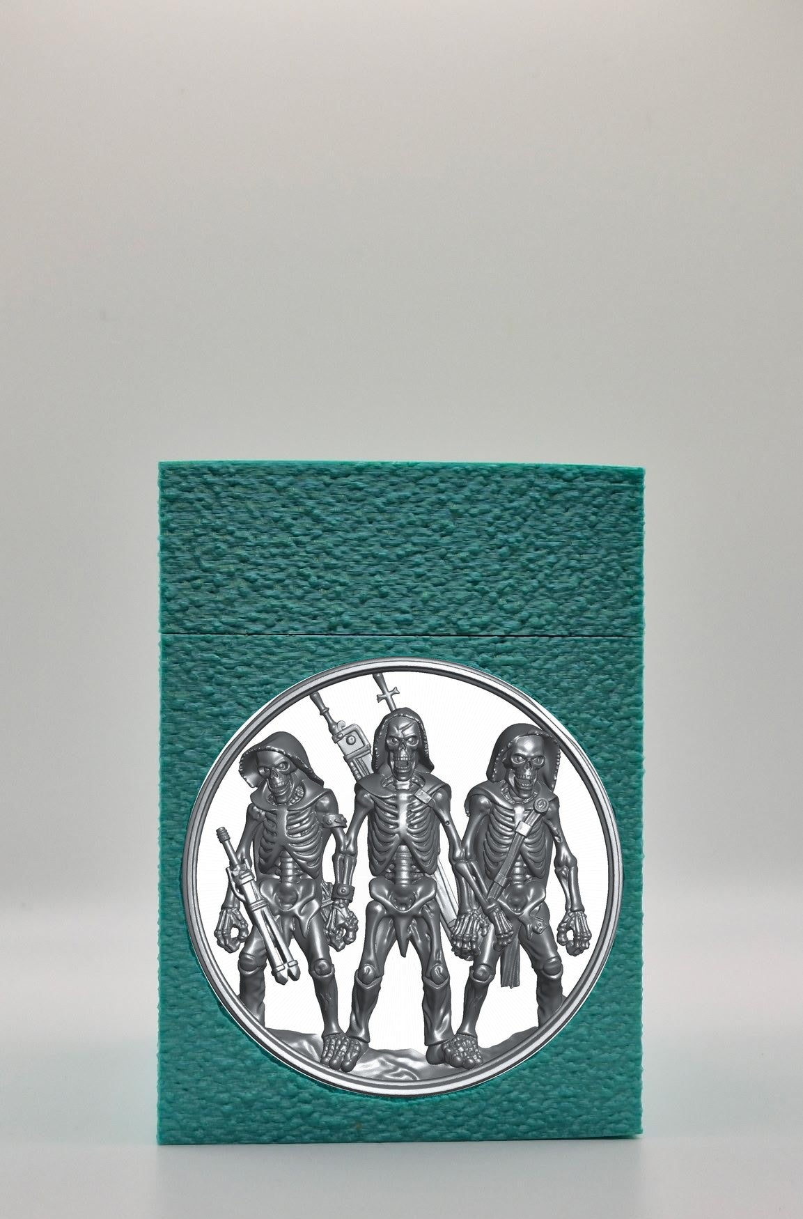 Skeleton Army Card Box — Green