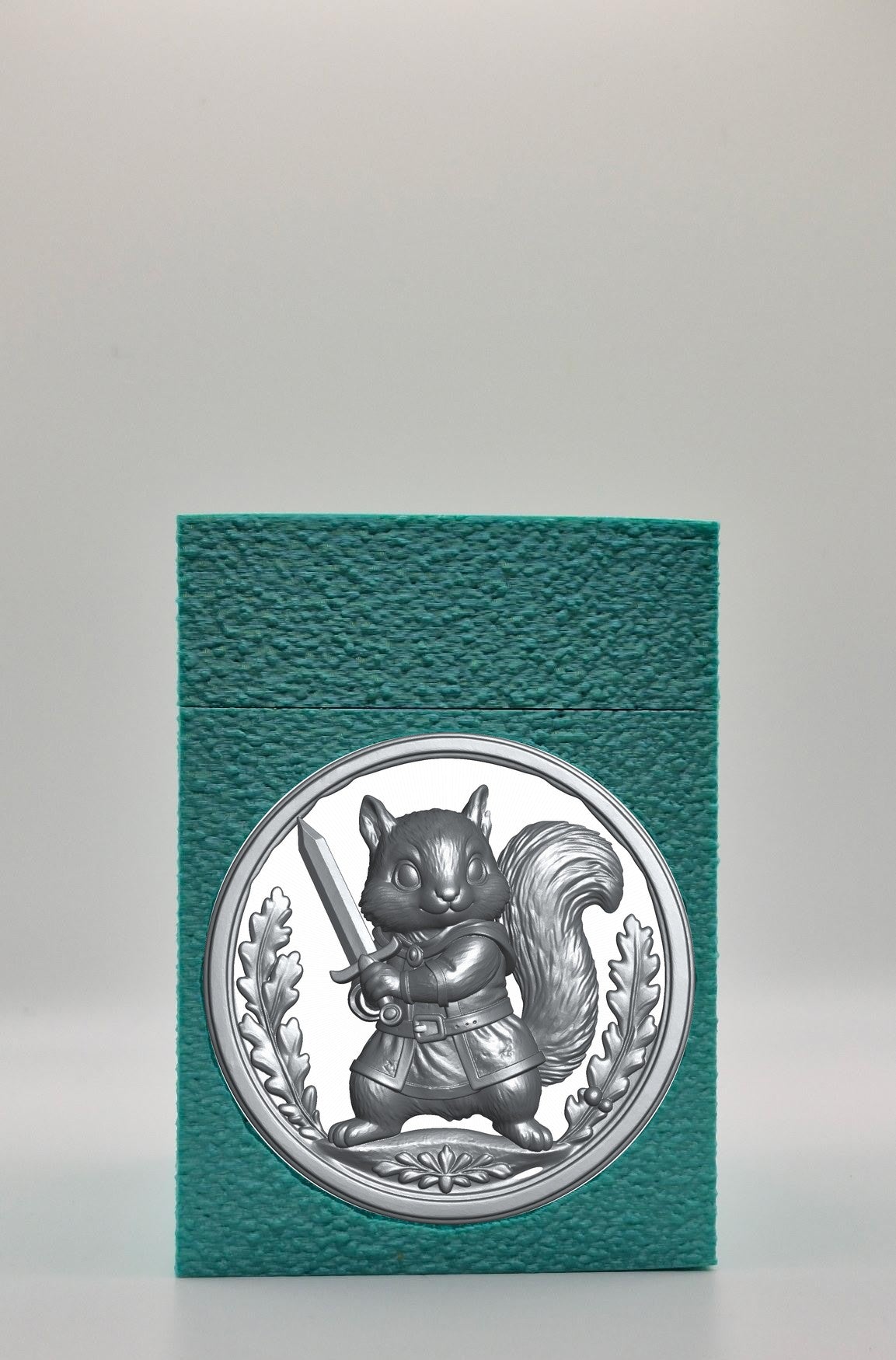 Squirrel Card Box — Green