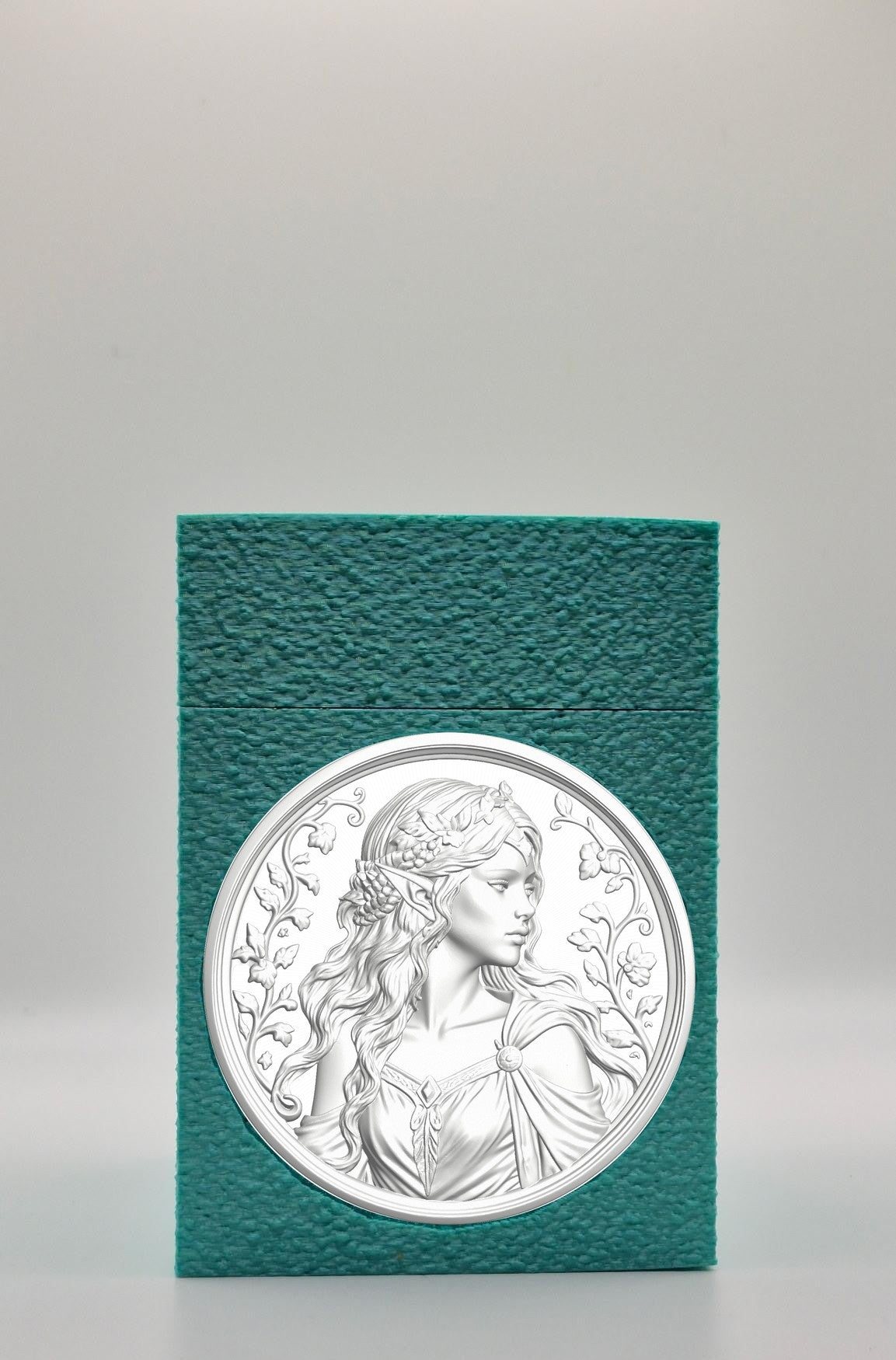 Elf Maiden Card Box — Green