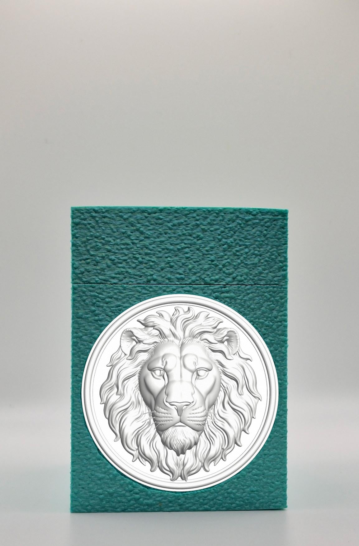 Lion Card Box — Green