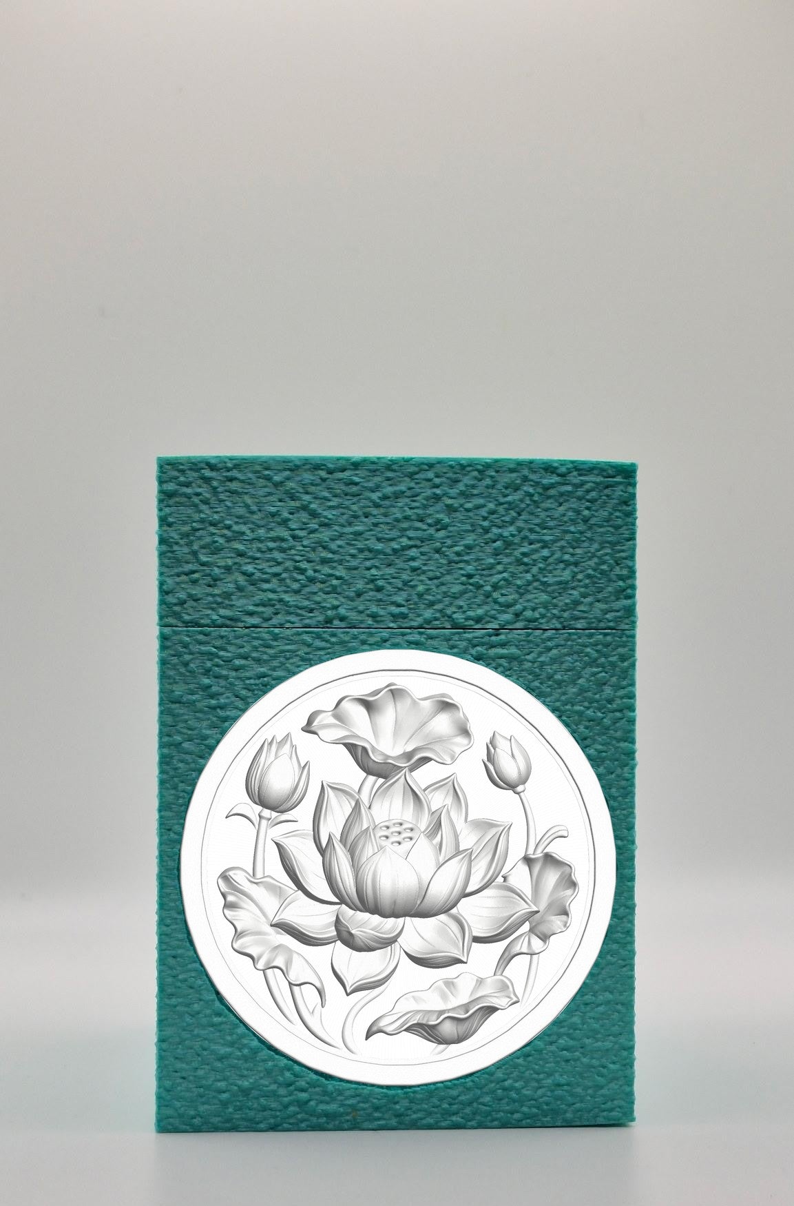 Lotus Card Box — Green