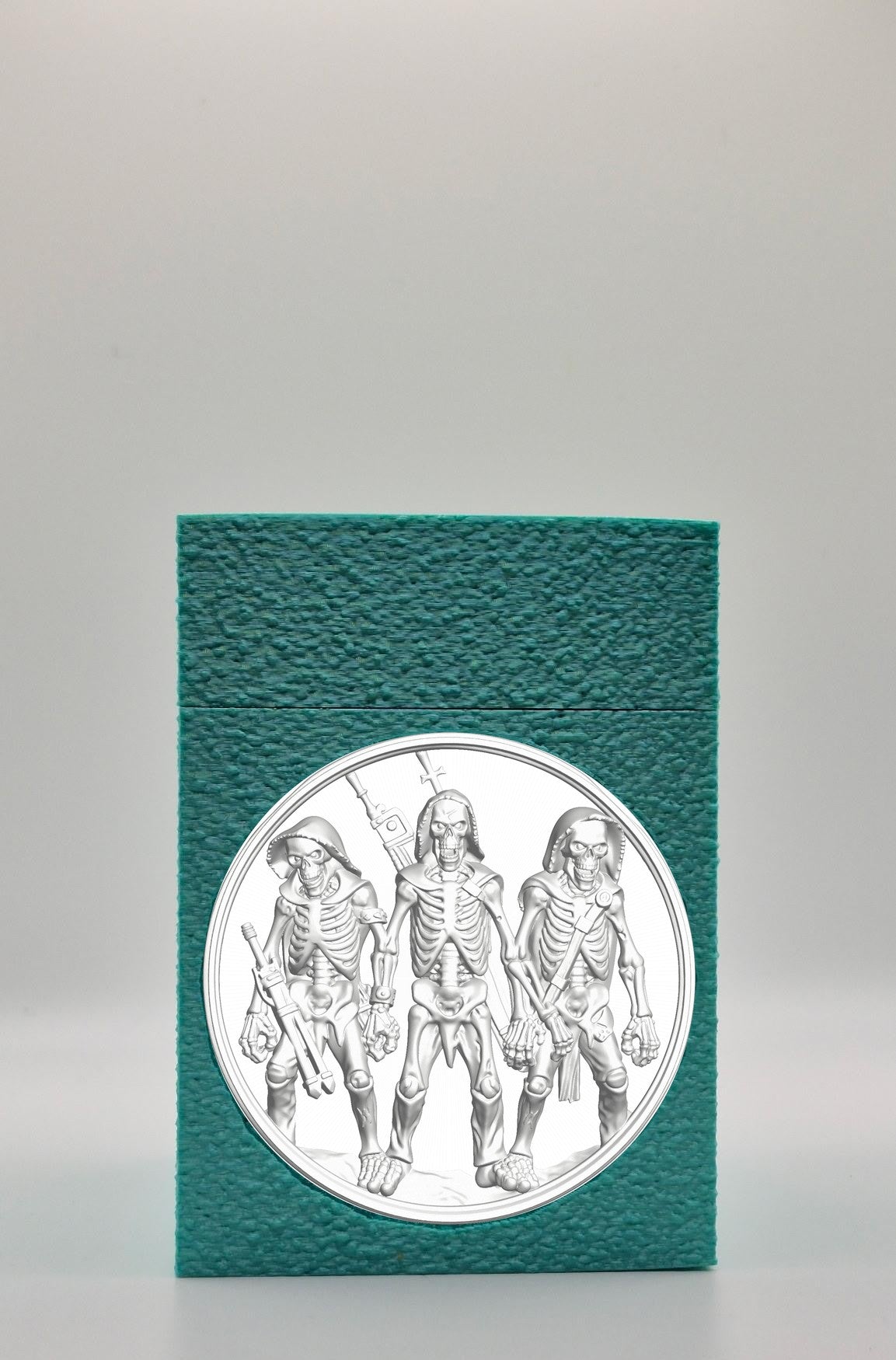 Skeleton Army Card Box — Green