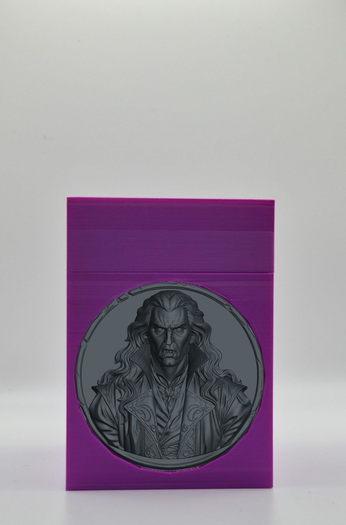 Gothic Vampire Card Box — Purple