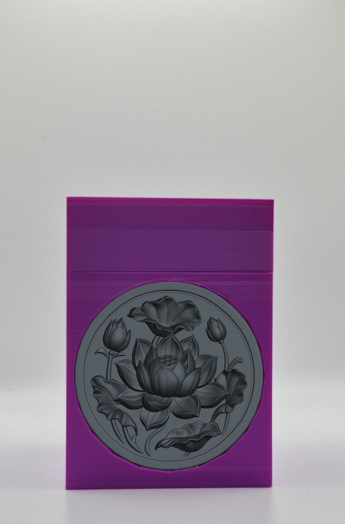 Lotus Card Box — Purple