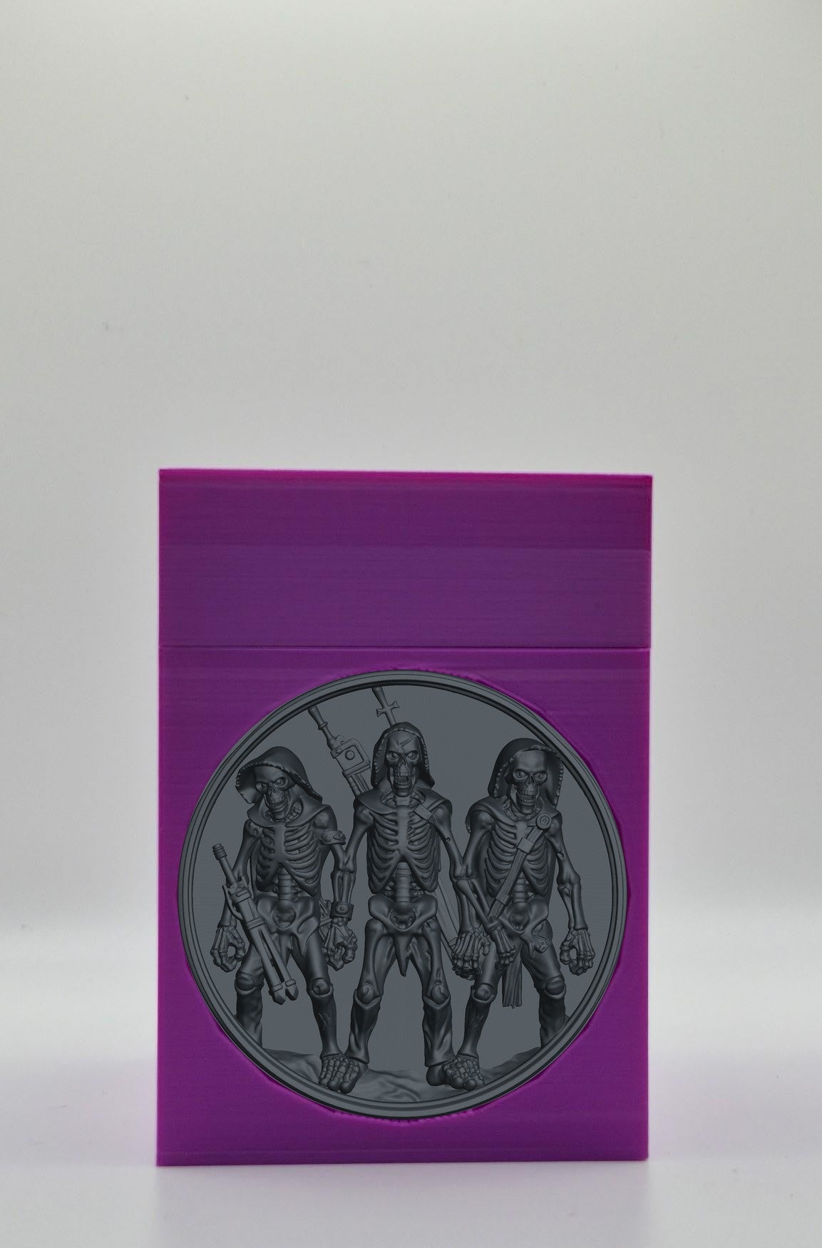 Skeleton Army Card Box — Purple