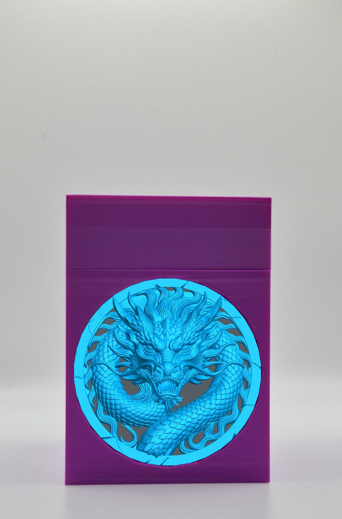 Dragon Card Box — Purple