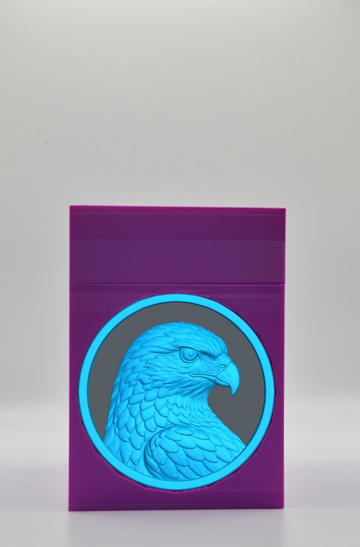 Eagle Card Box — Purple