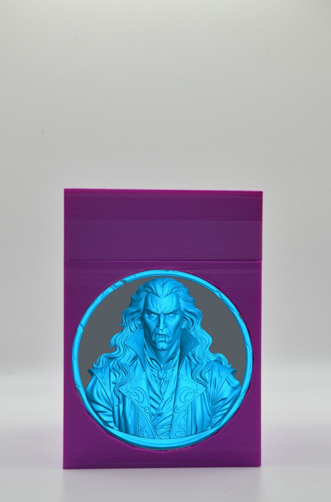 Gothic Vampire Card Box — Purple