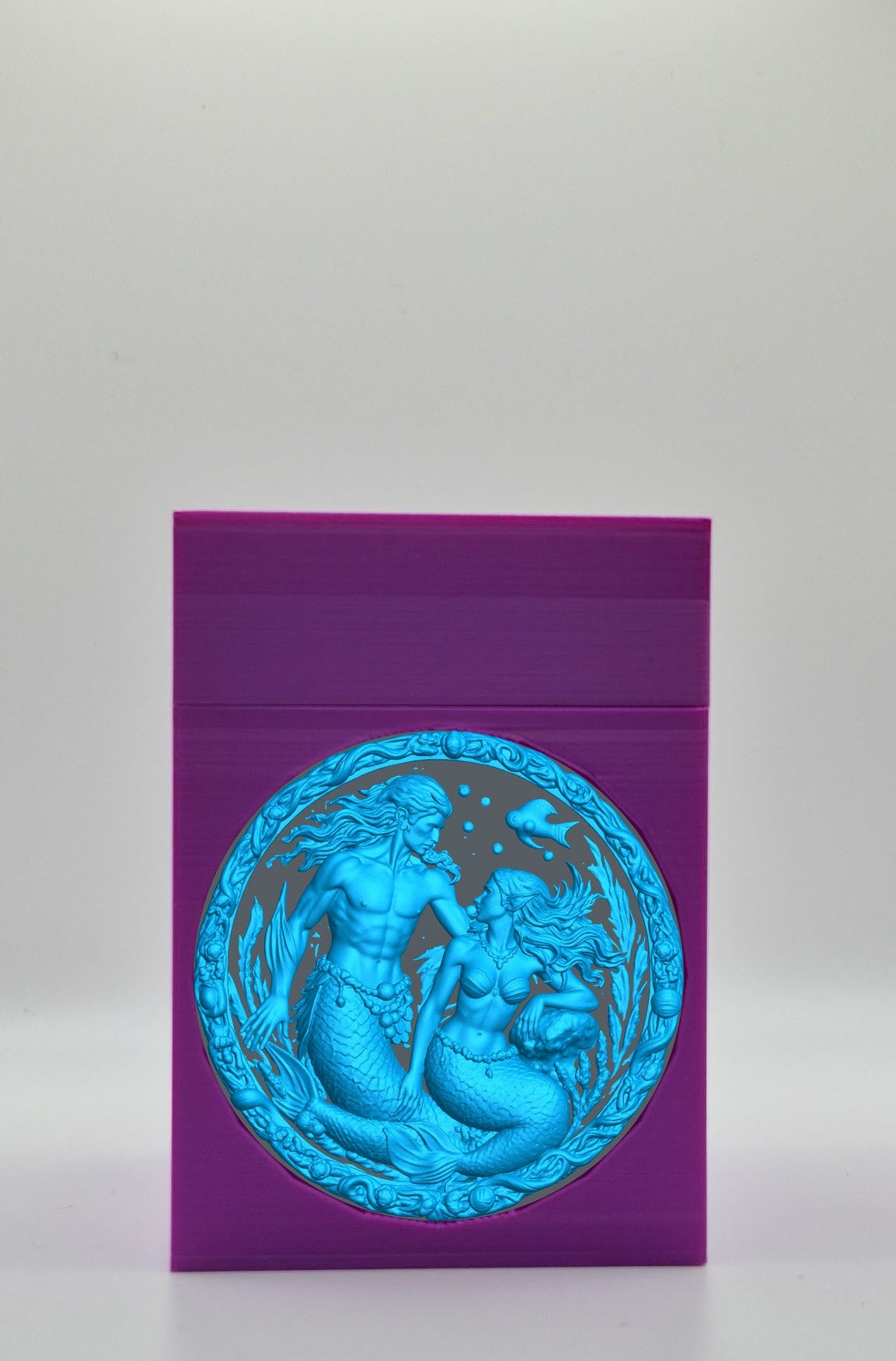 Merfolk Card Box — Purple