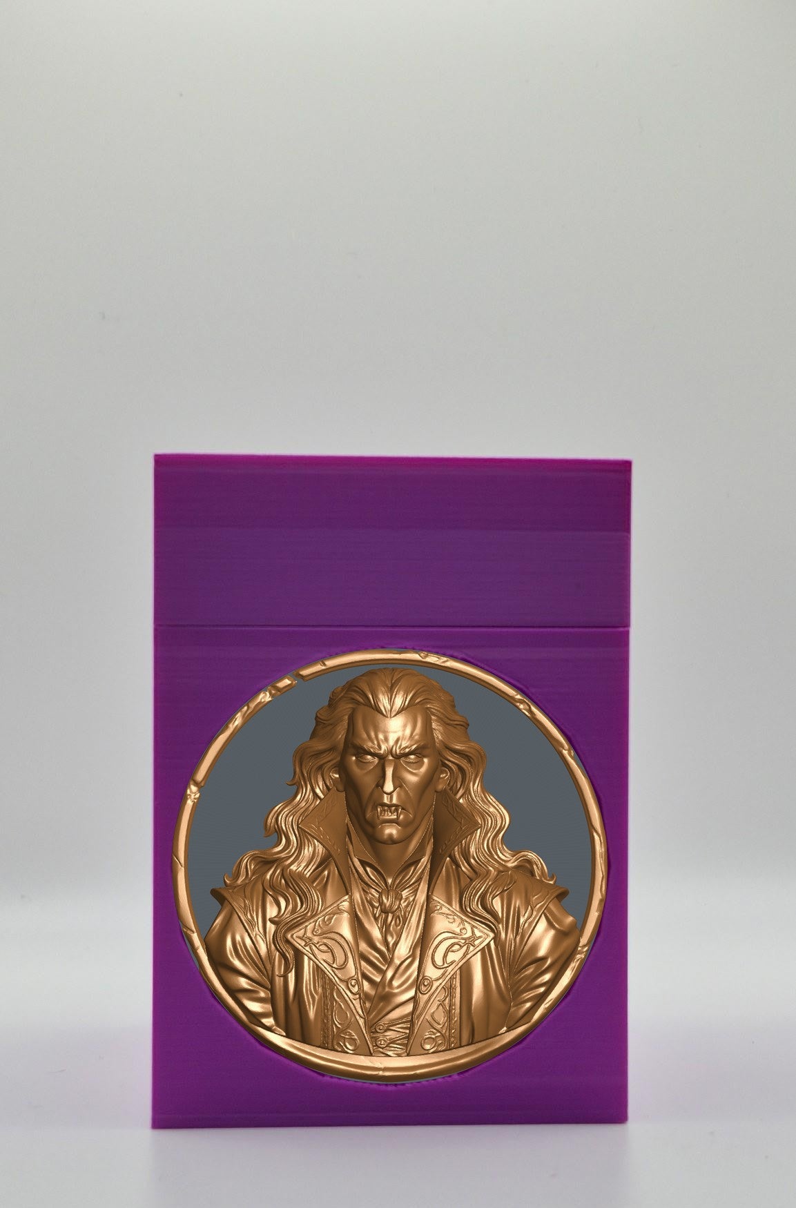 Gothic Vampire Card Box — Purple