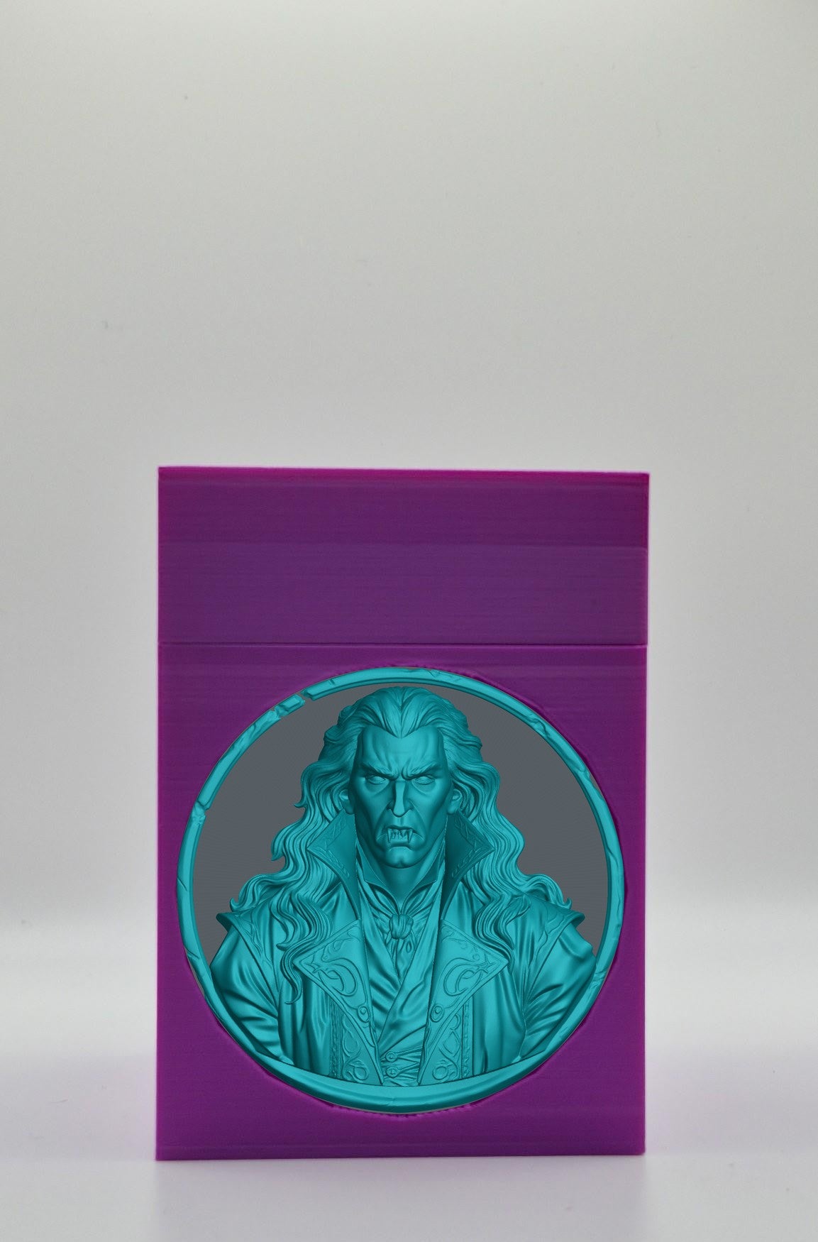 Gothic Vampire Card Box — Purple