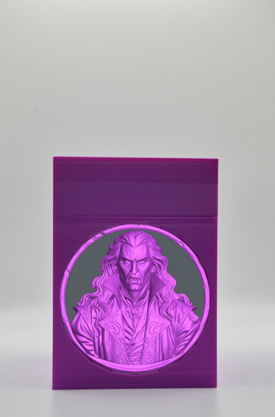 Gothic Vampire Card Box — Purple