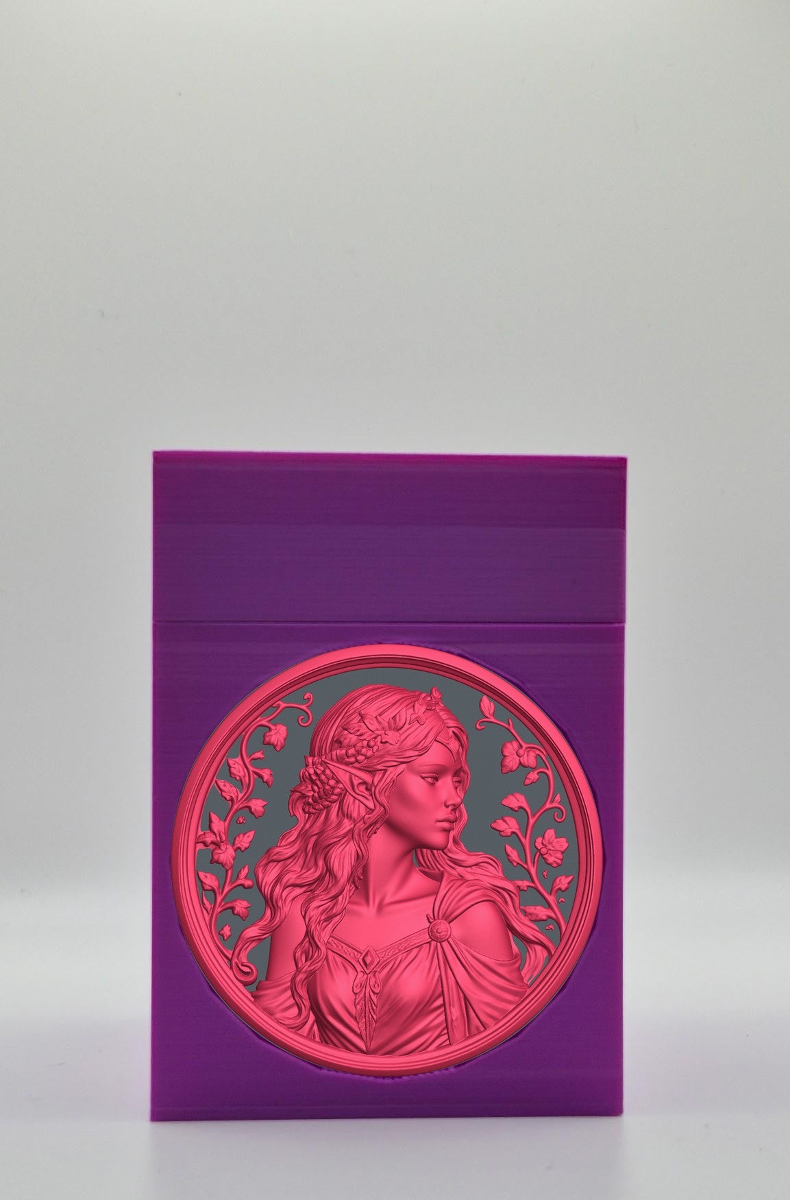 Elf Maiden Card Box — Purple