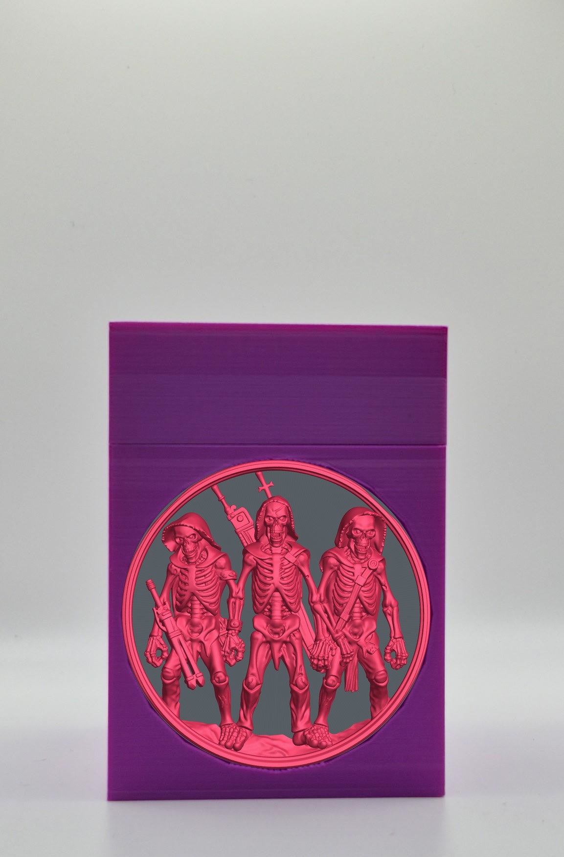 Skeleton Army Card Box — Purple
