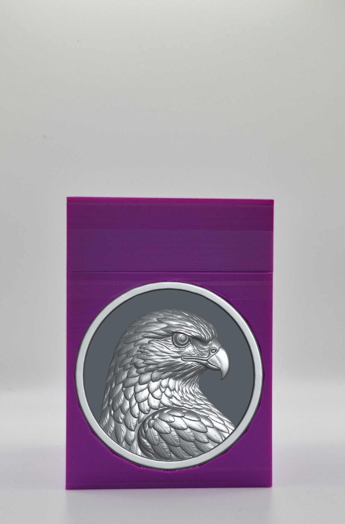 Eagle Card Box — Purple