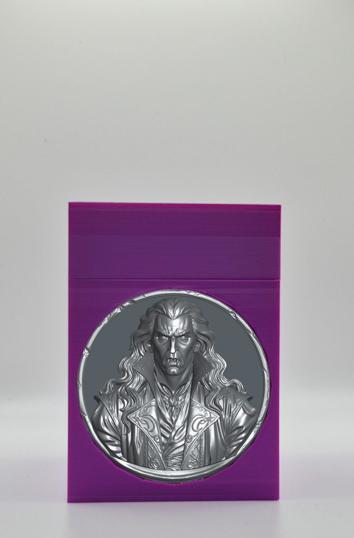 Gothic Vampire Card Box — Purple