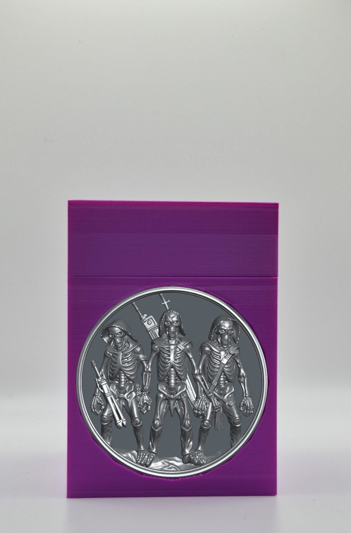 Skeleton Army Card Box — Purple