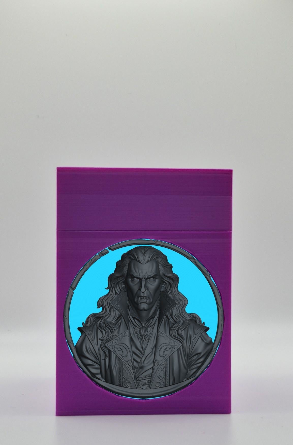 Gothic Vampire Card Box — Purple