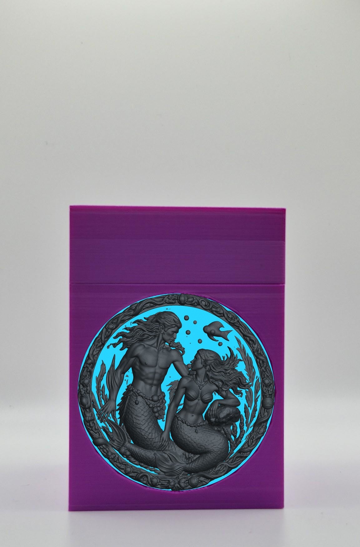 Merfolk Card Box — Purple