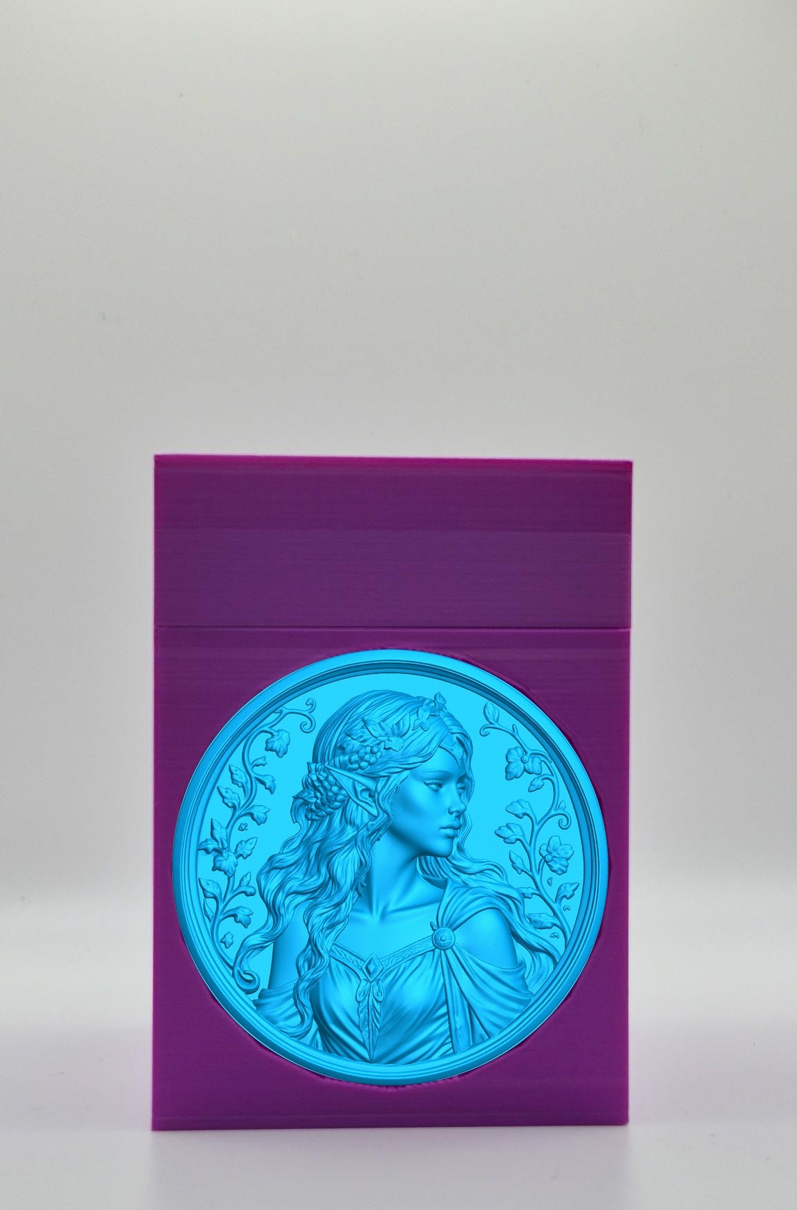 Elf Maiden Card Box — Purple