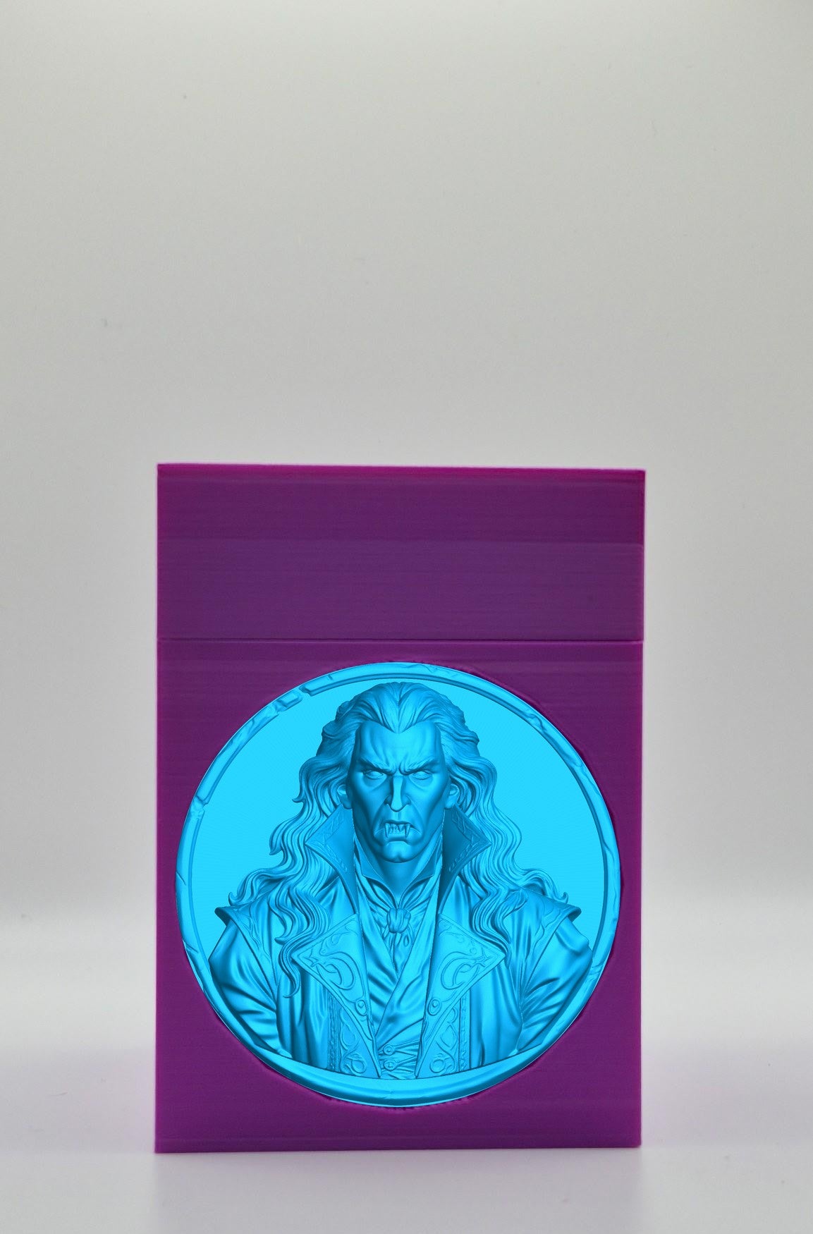 Gothic Vampire Card Box — Purple
