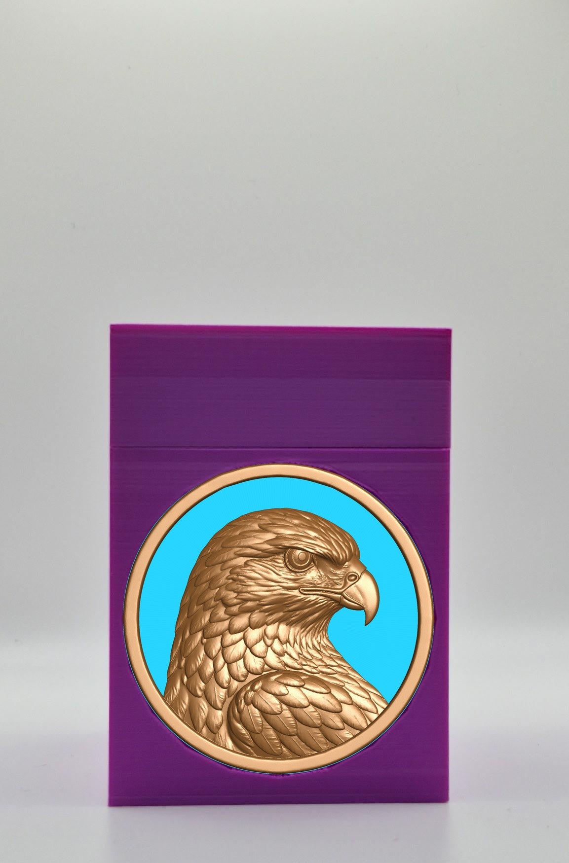 Eagle Card Box — Purple