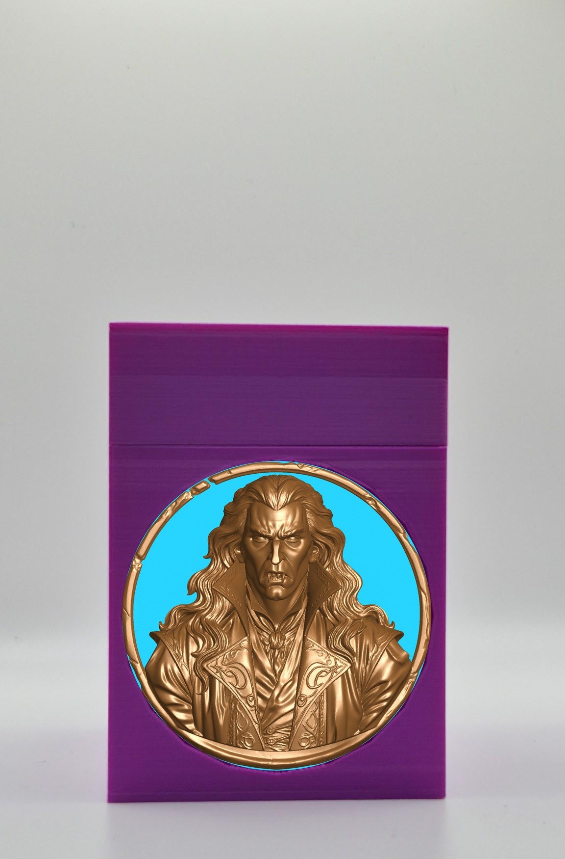 Gothic Vampire Card Box — Purple