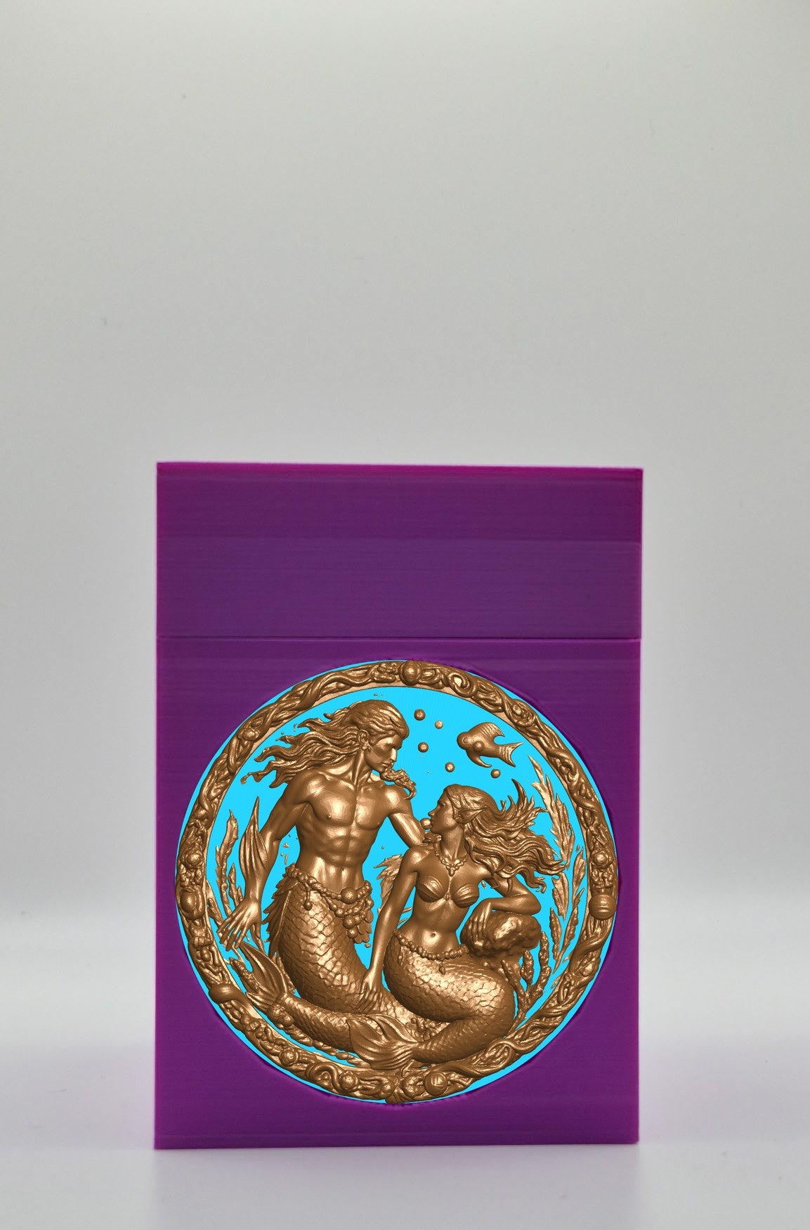 Merfolk Card Box — Purple