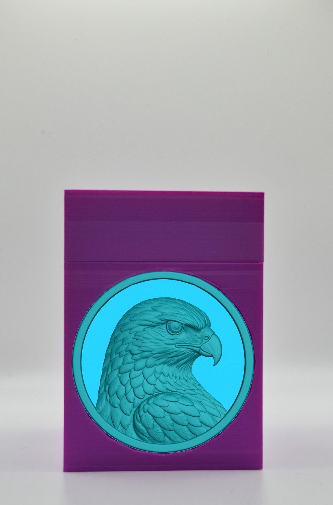 Eagle Card Box — Purple