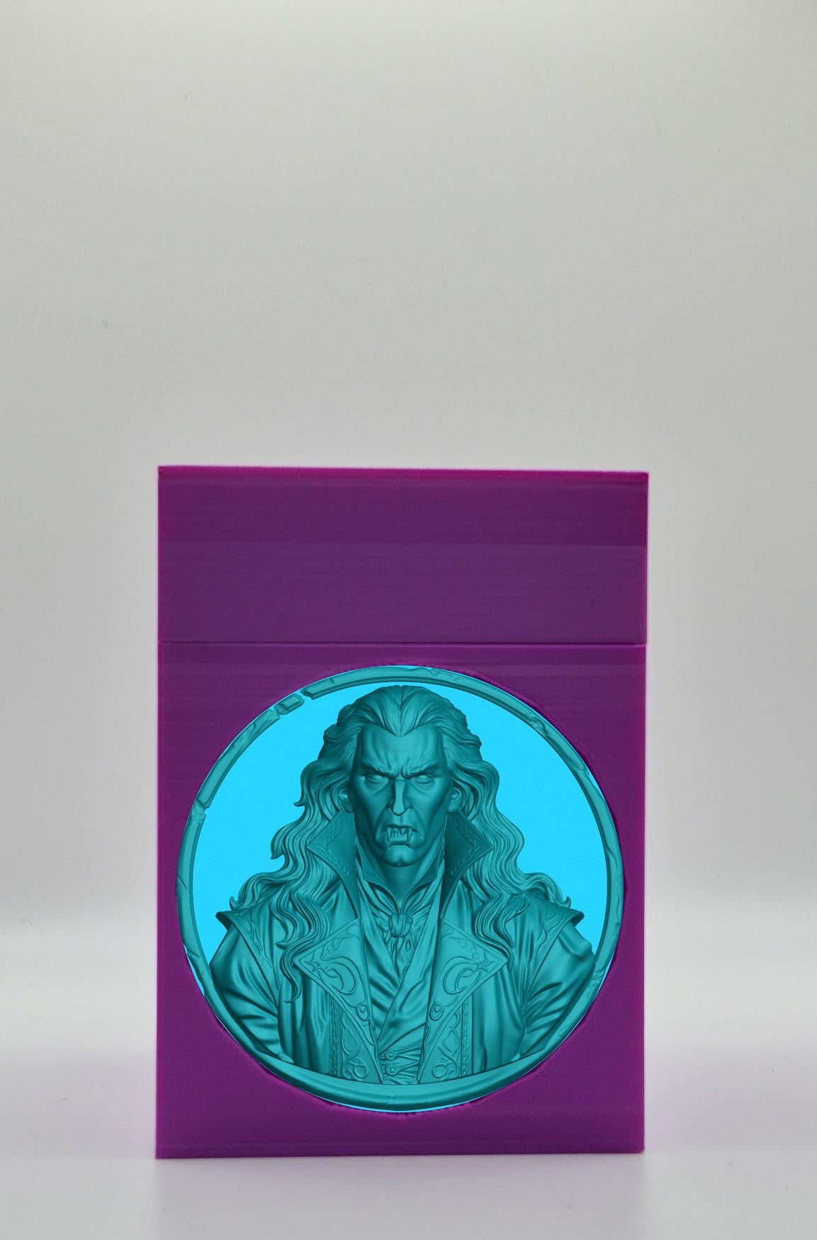 Gothic Vampire Card Box — Purple