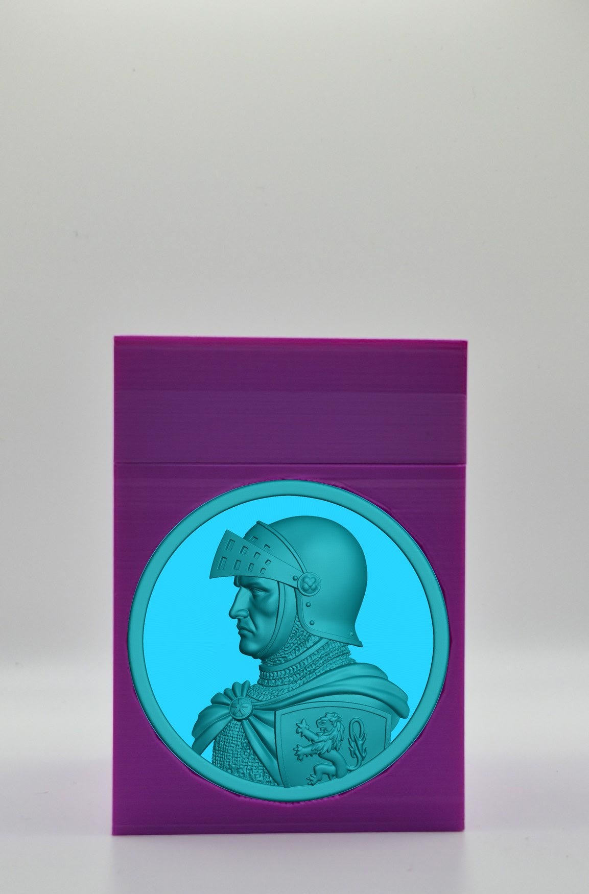 Knight Card Box — Purple