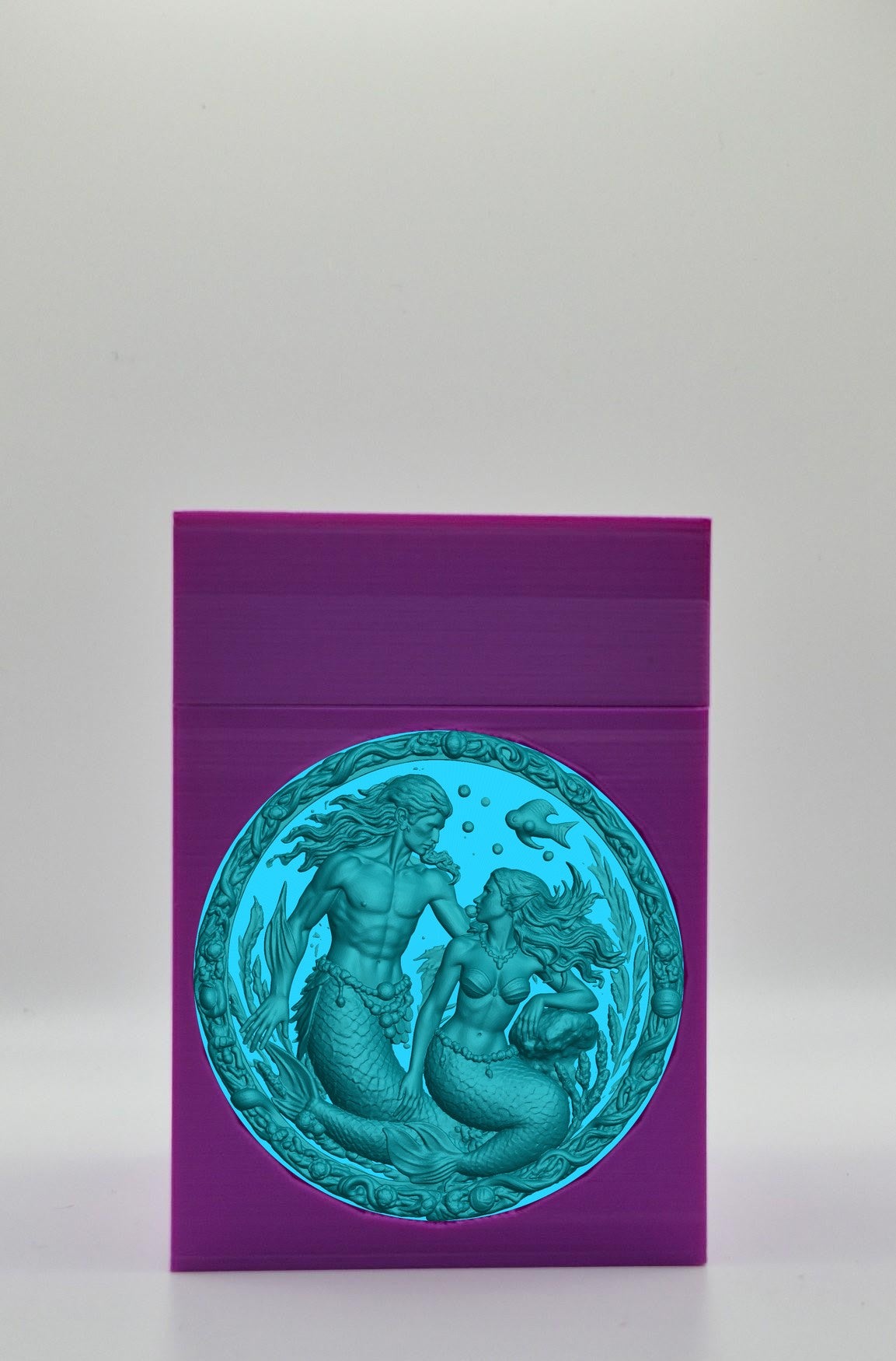 Merfolk Card Box — Purple