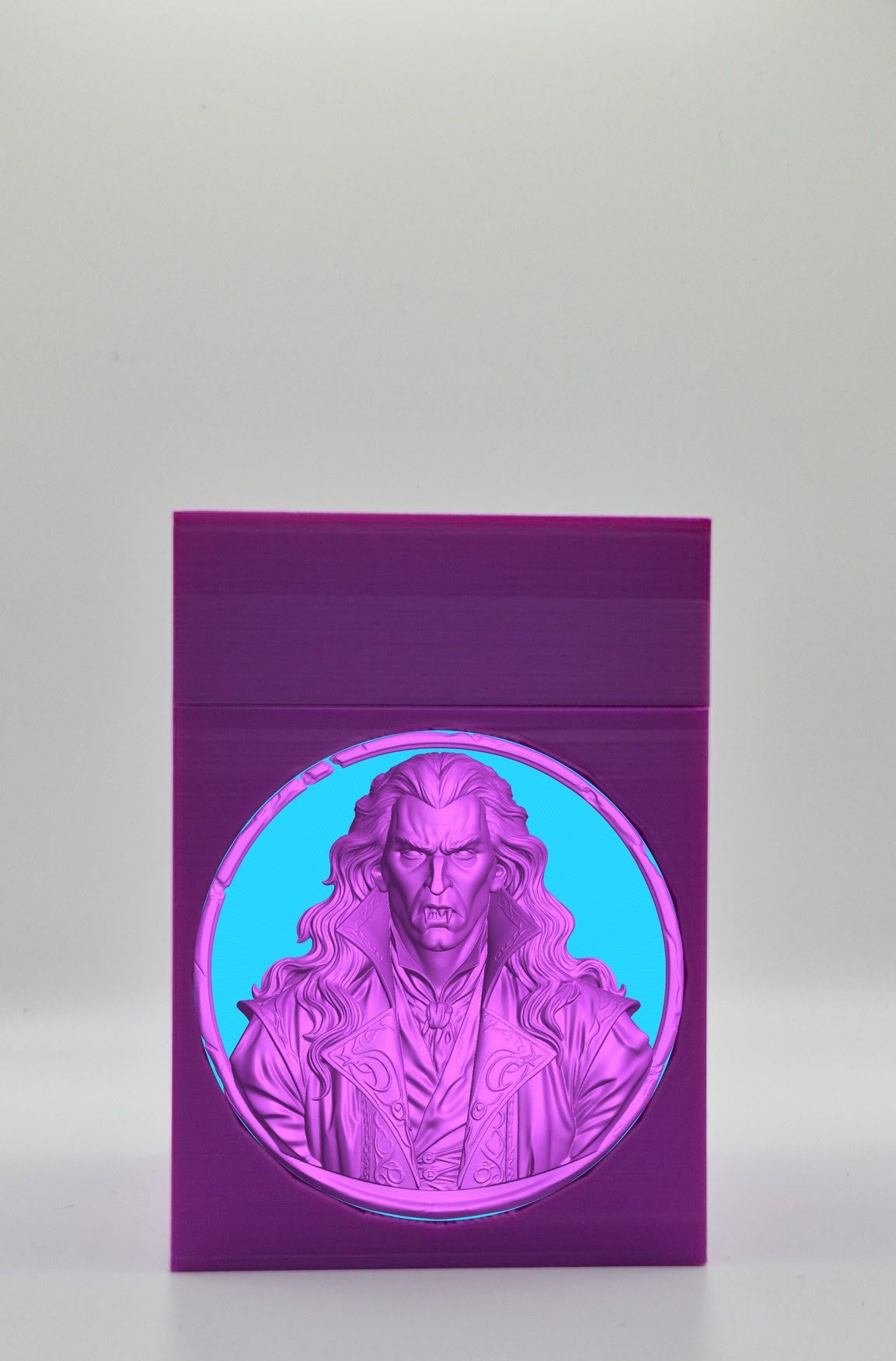 Gothic Vampire Card Box — Purple