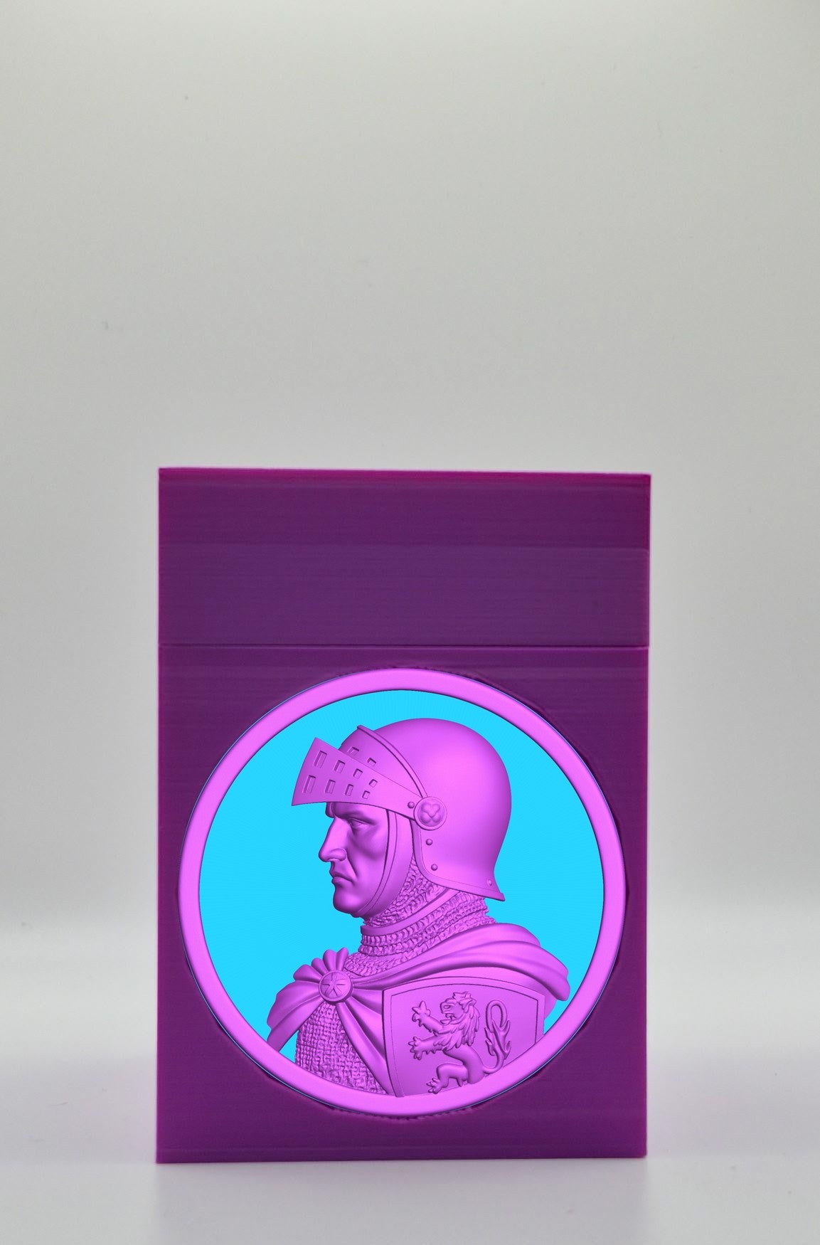 Knight Card Box — Purple