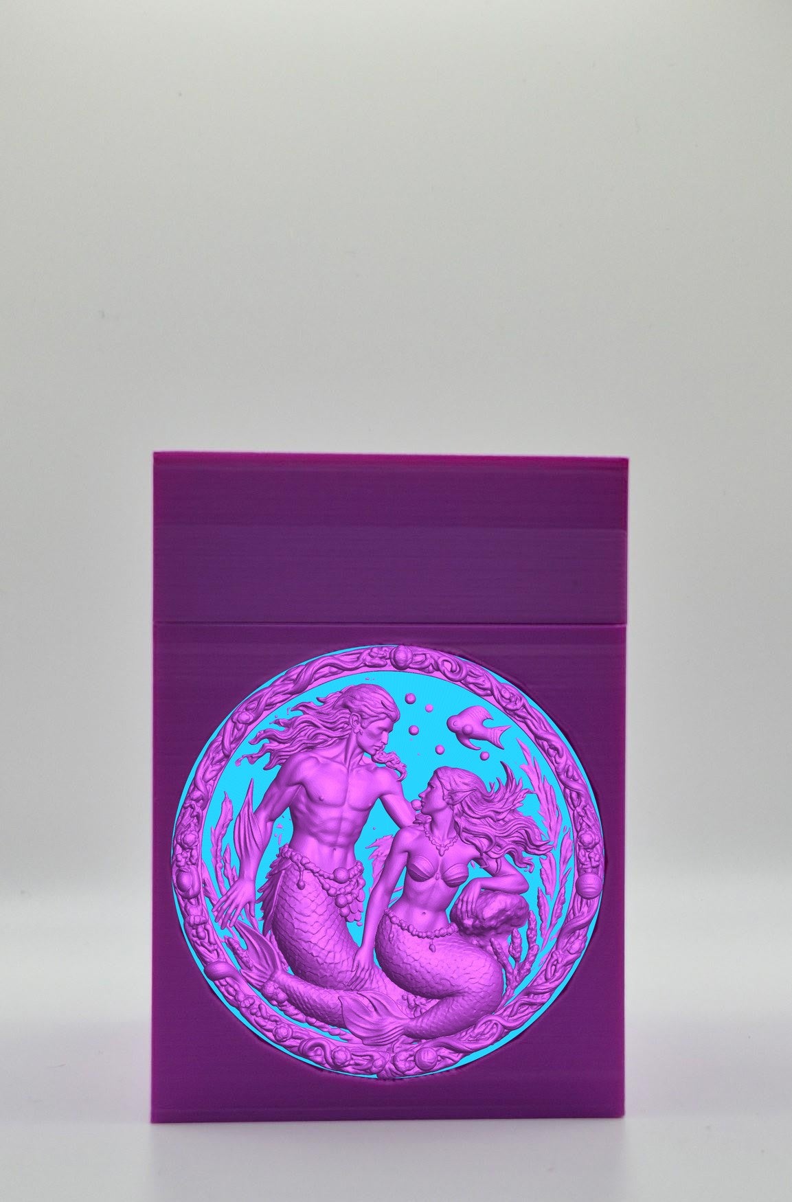 Merfolk Card Box — Purple