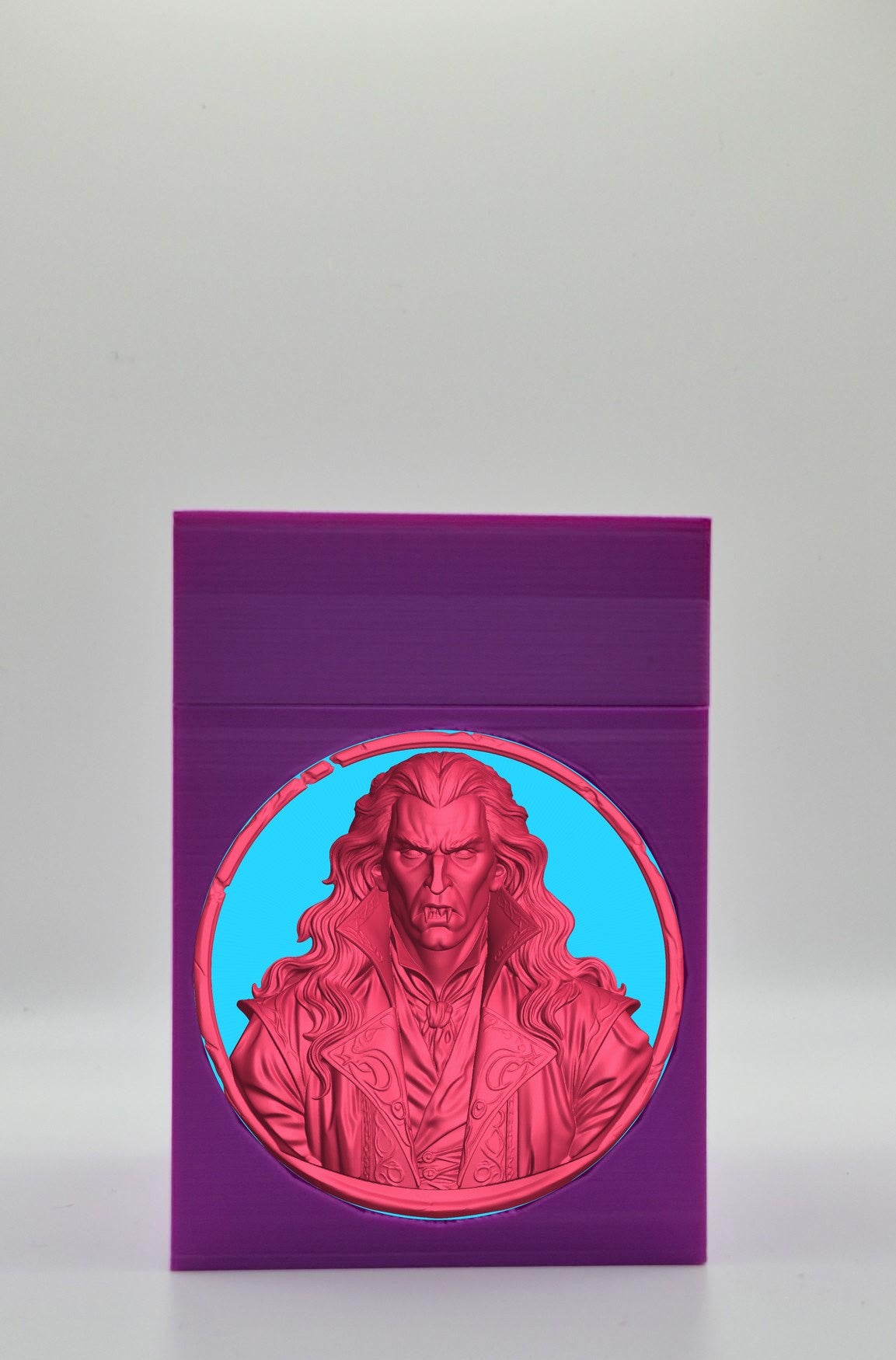Gothic Vampire Card Box — Purple